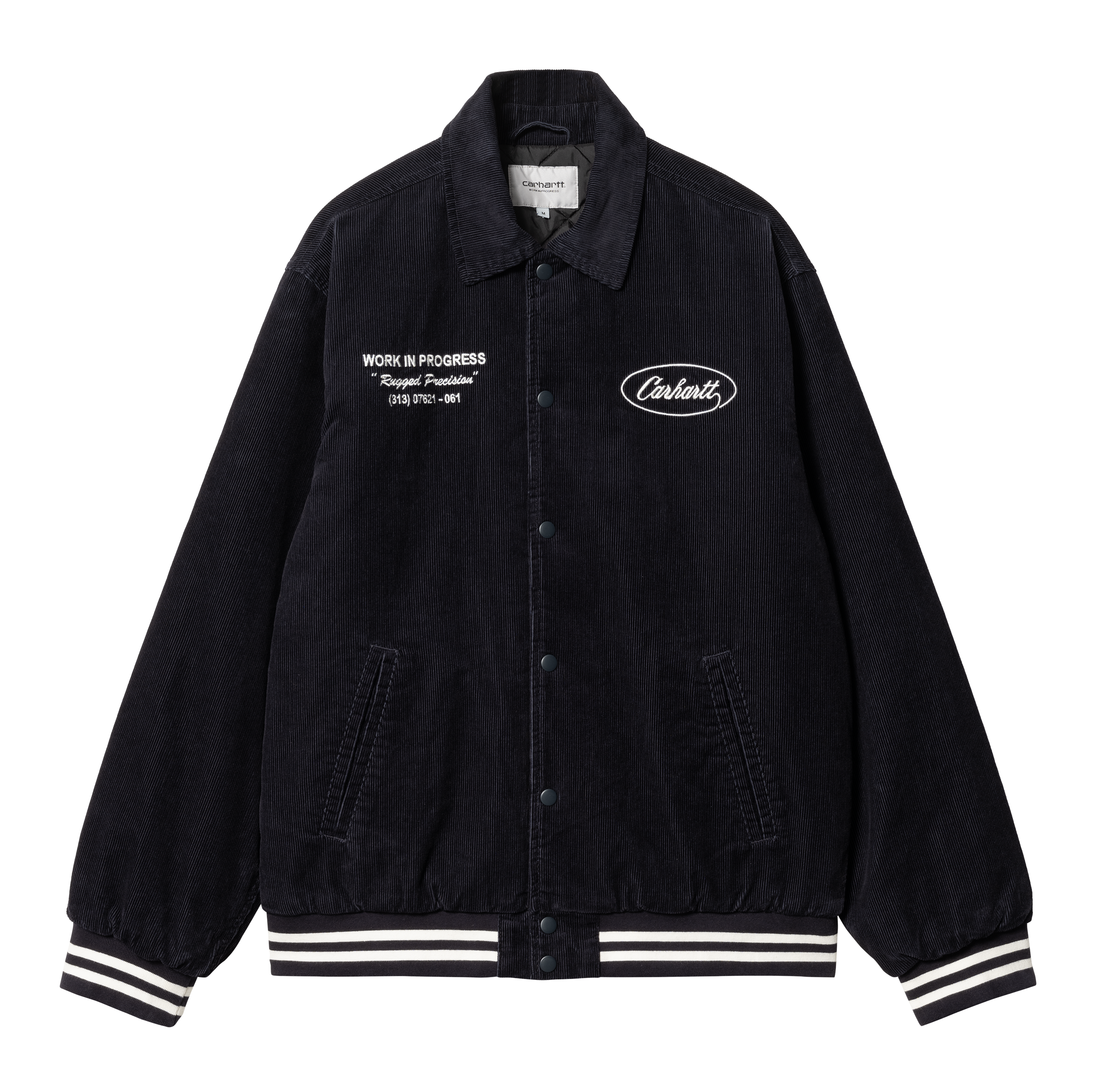 Carhartt WIP Rugged Letterman Jacket in Blu