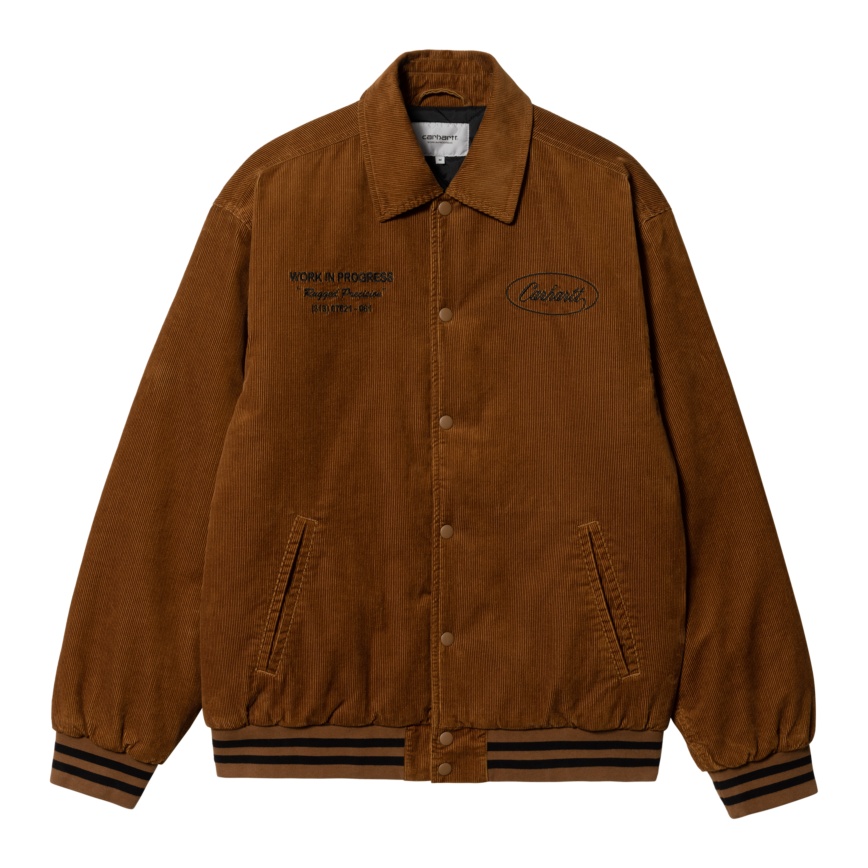 Carhartt WIP Rugged Letterman Jacket in Brown