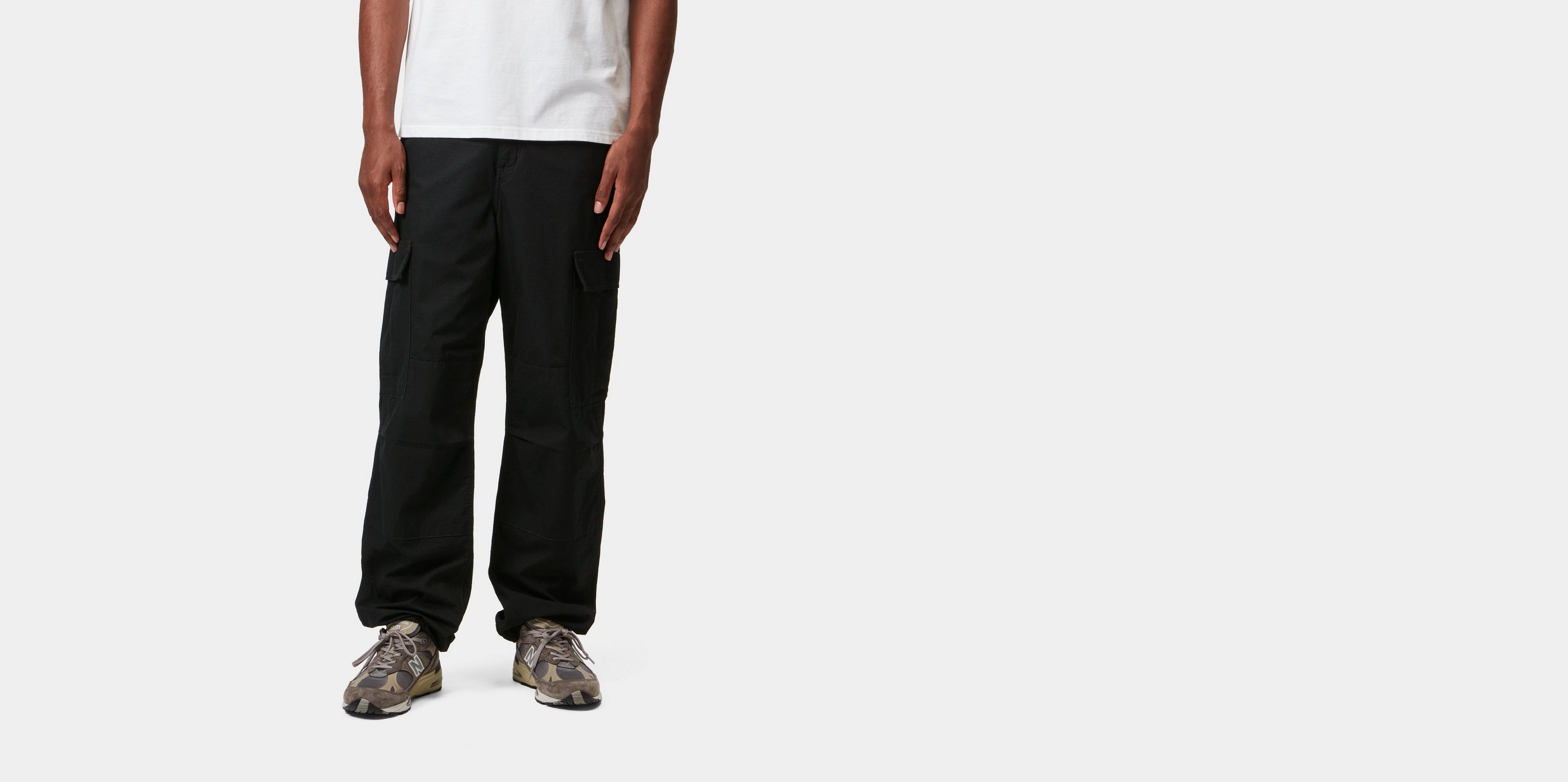 パンツ REGULAR CARGO PANT - Black (rinsed) レギュラーカーゴパンツ