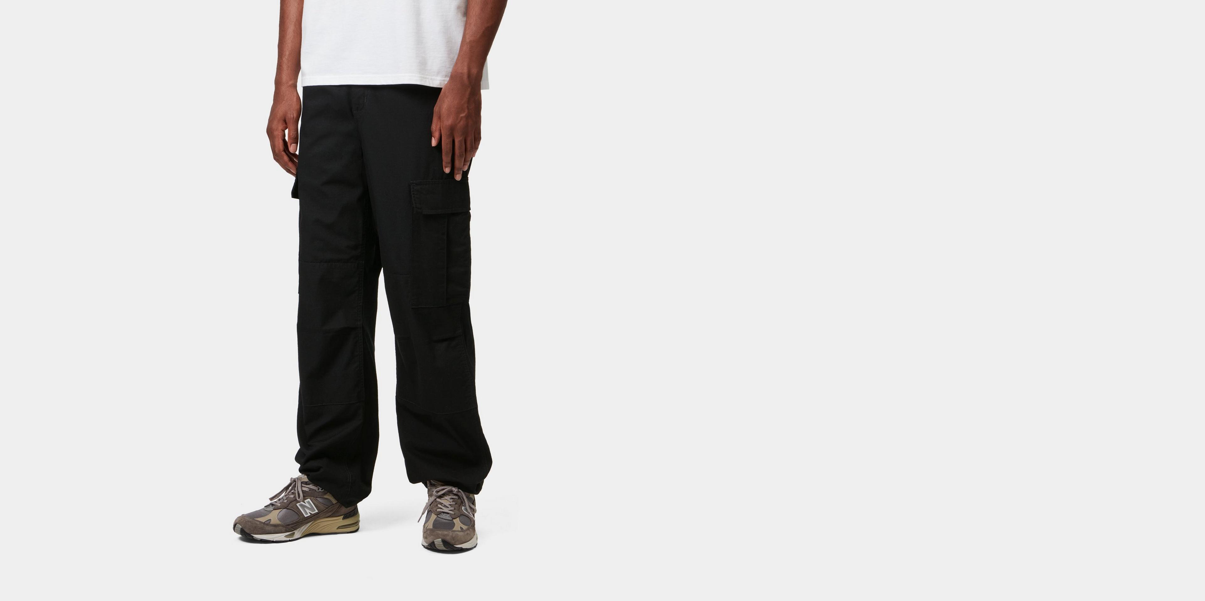 パンツ REGULAR CARGO PANT - Black (rinsed) レギュラーカーゴパンツ