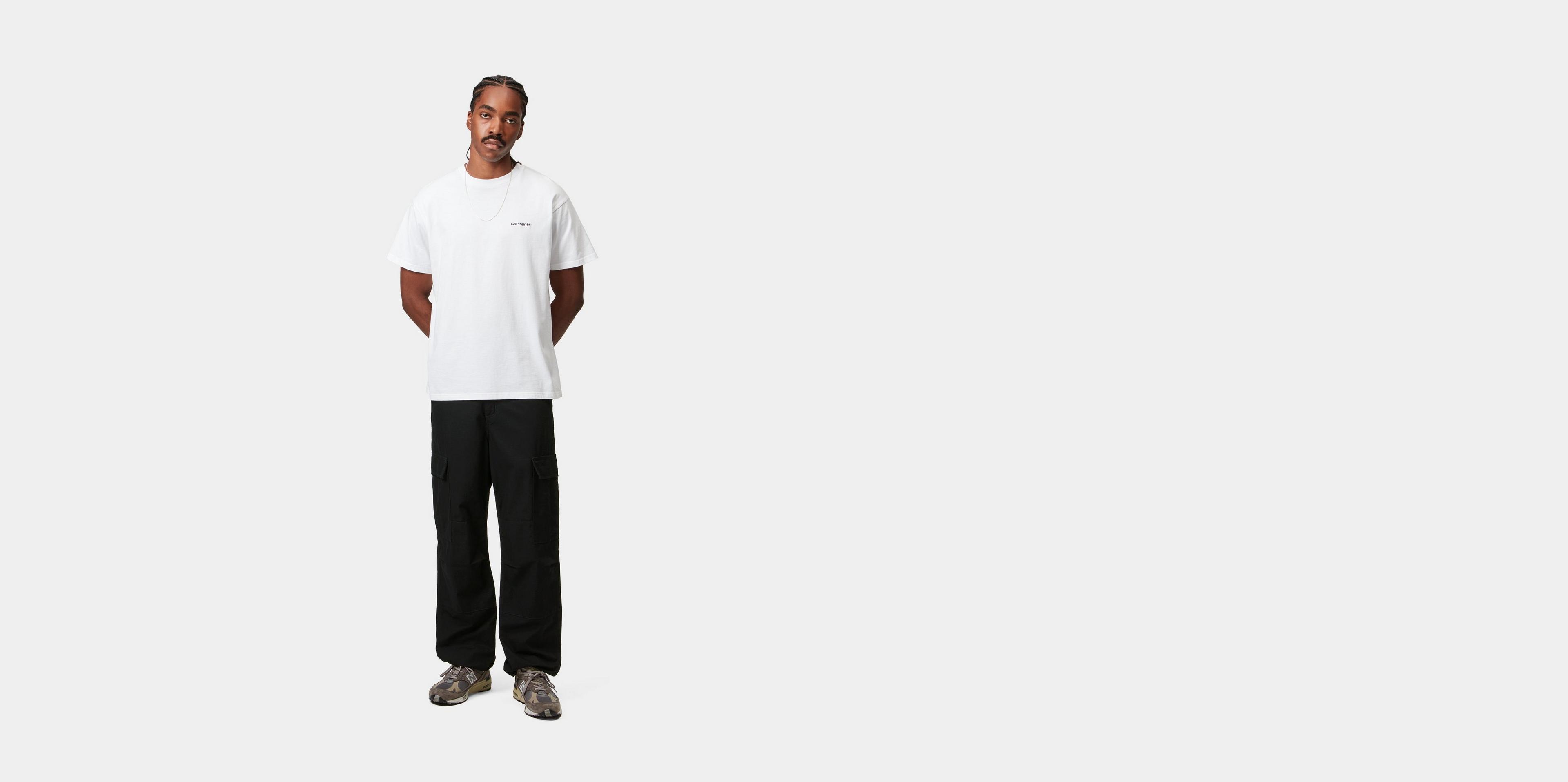 パンツ REGULAR CARGO PANT - Black (rinsed) レギュラーカーゴパンツ