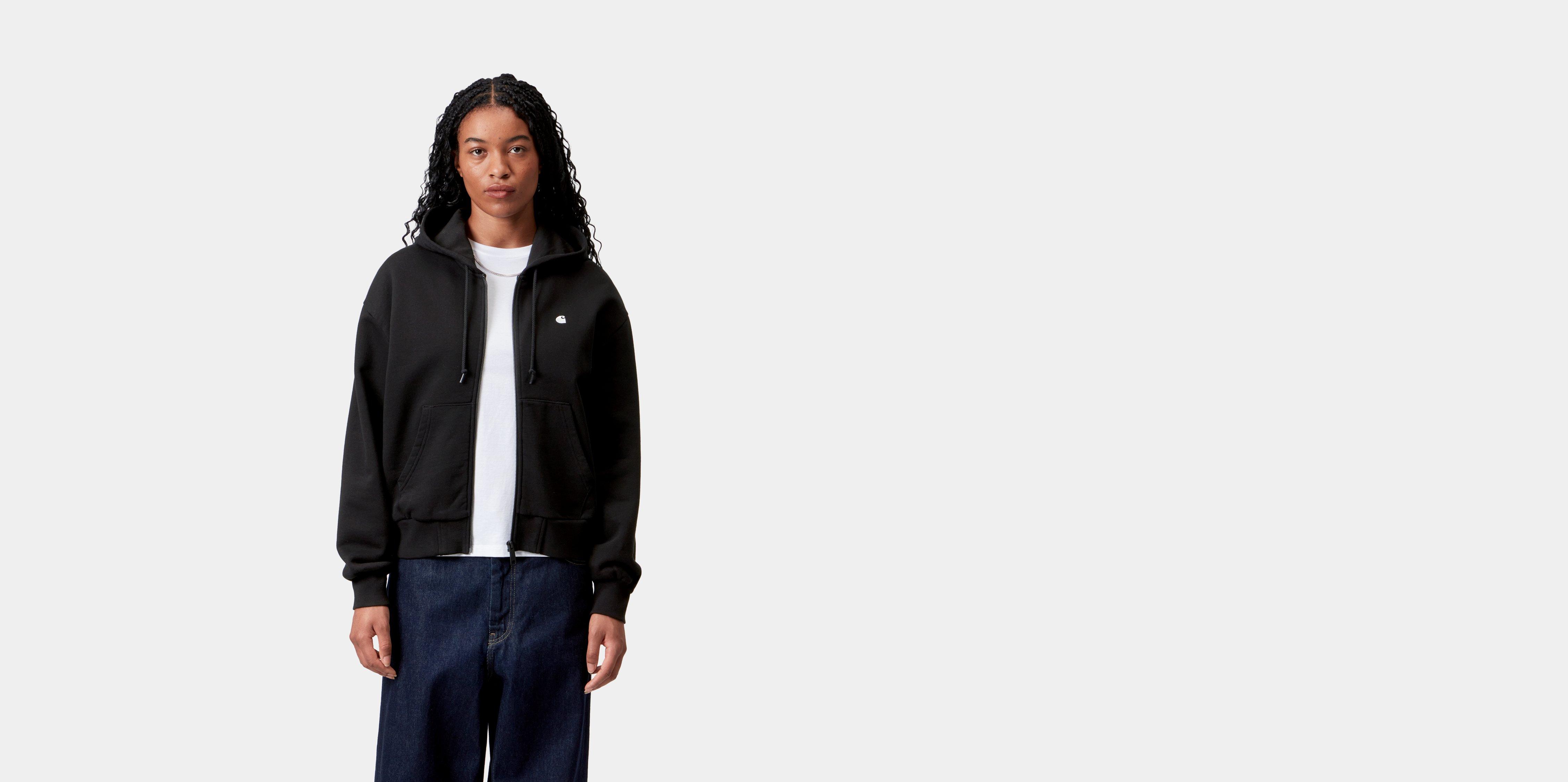 Carhartt WIP W' Hooded Casey Jacket Black / Silver | L | Women