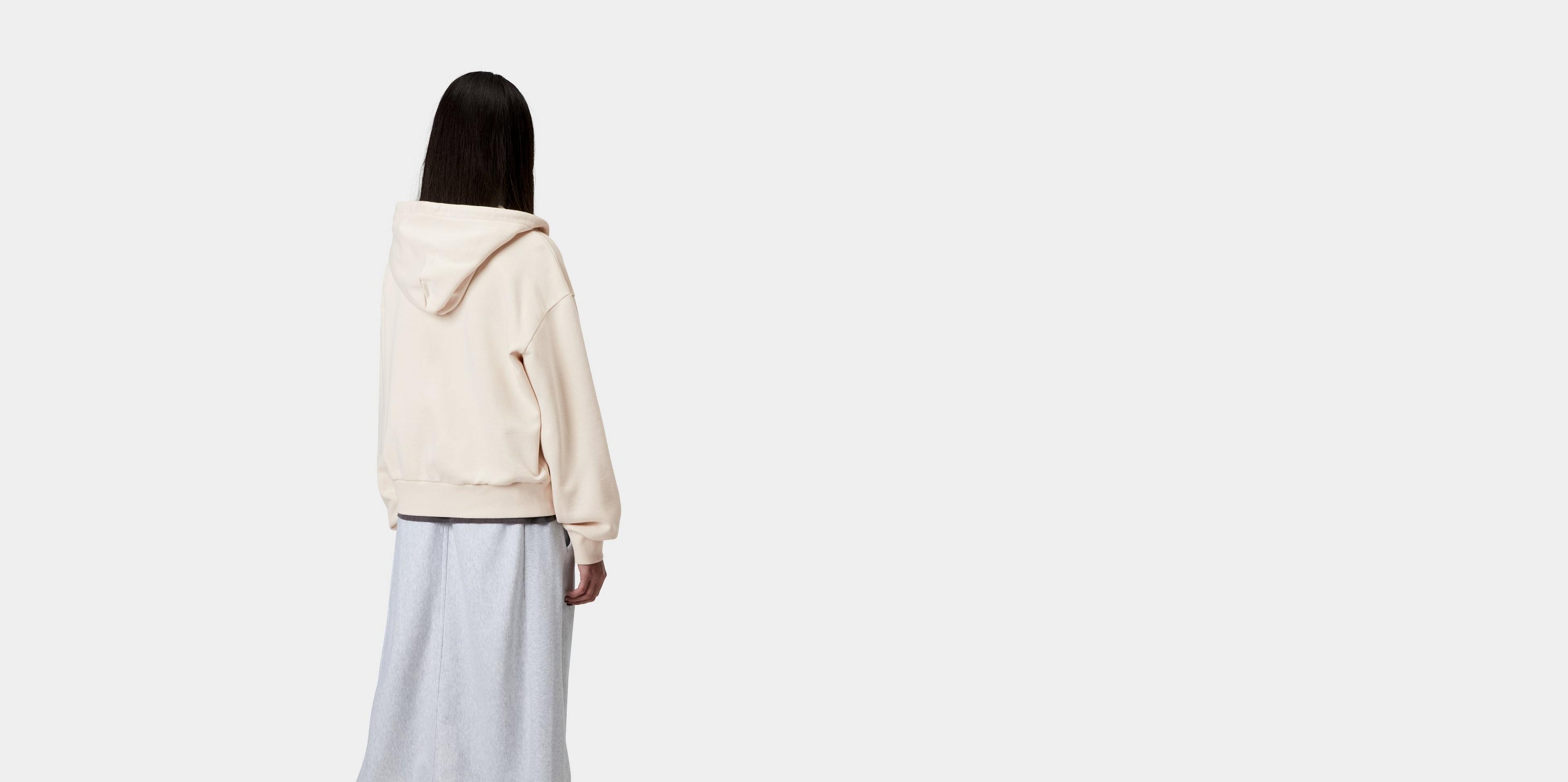 Carhartt WIP Women's Hooded Casey Jacket, Natural / Silver