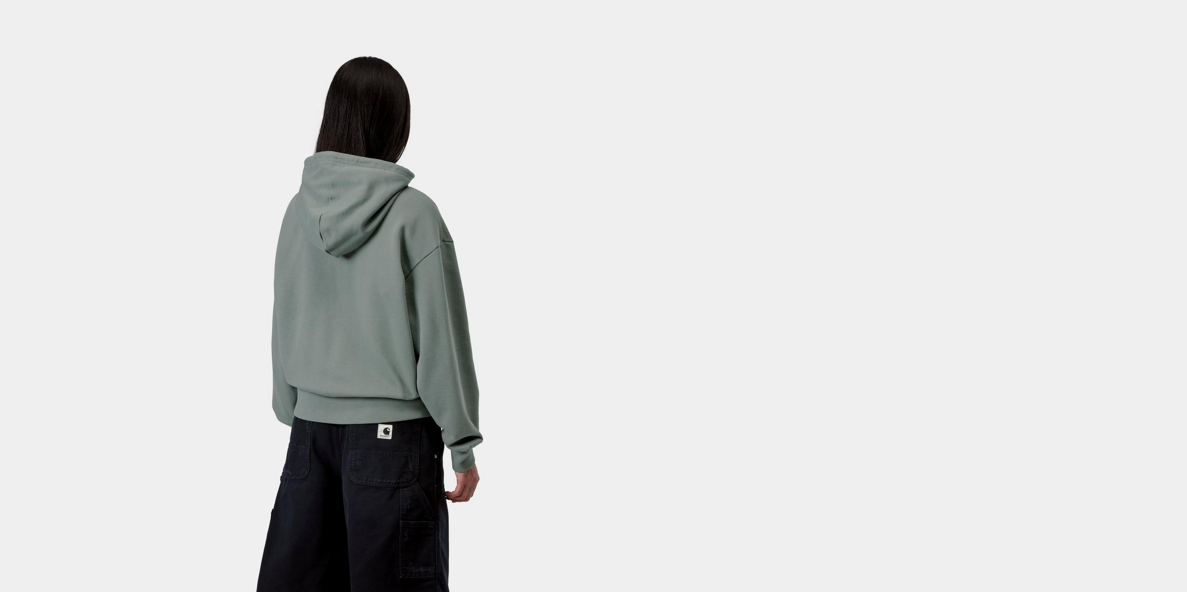 Carhartt WIP W' Hooded Casey Jacket, Velvet Green / Silver