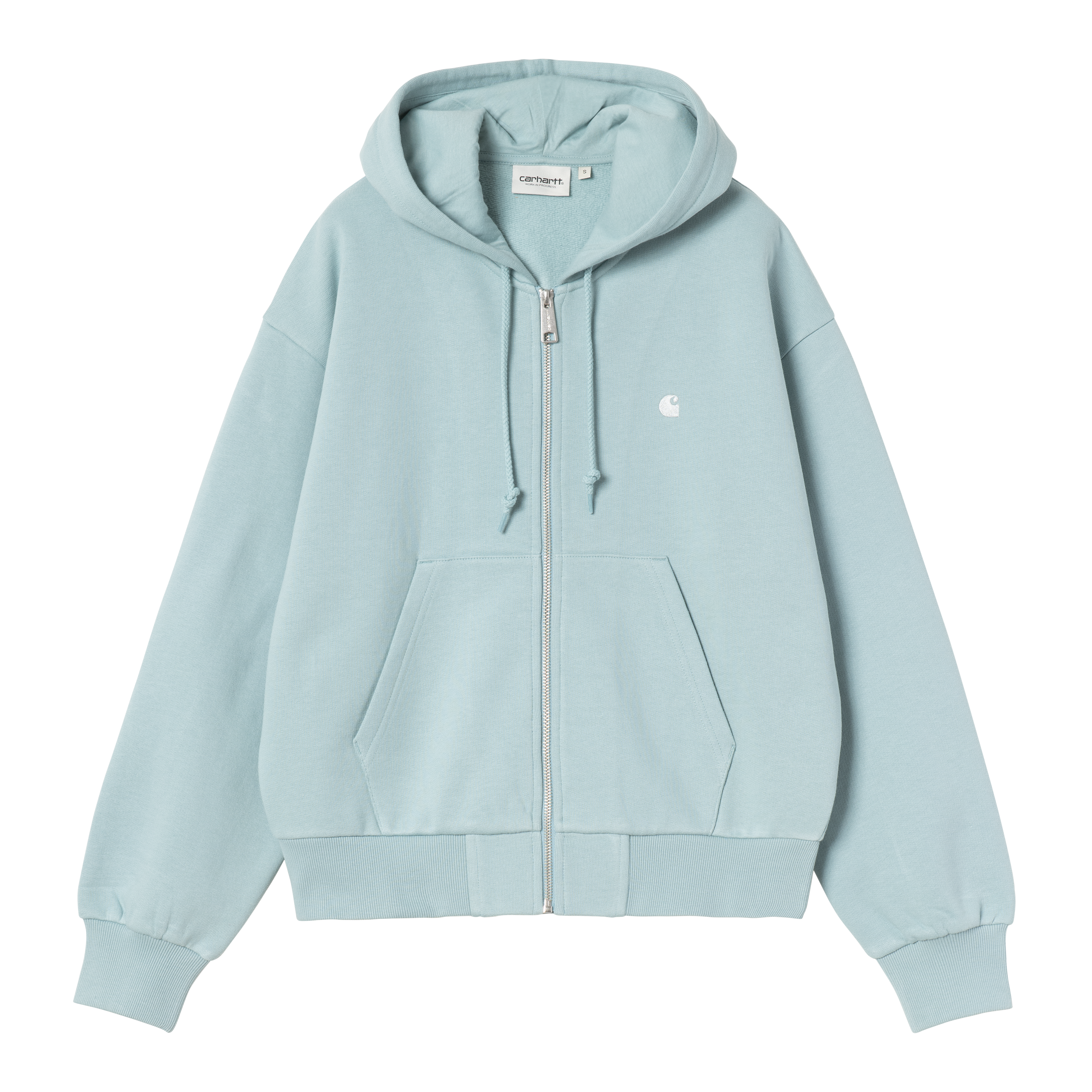 Carhartt WIP W' Hooded Casey Jacket Tourmaline / Silver | blue | XS | Women