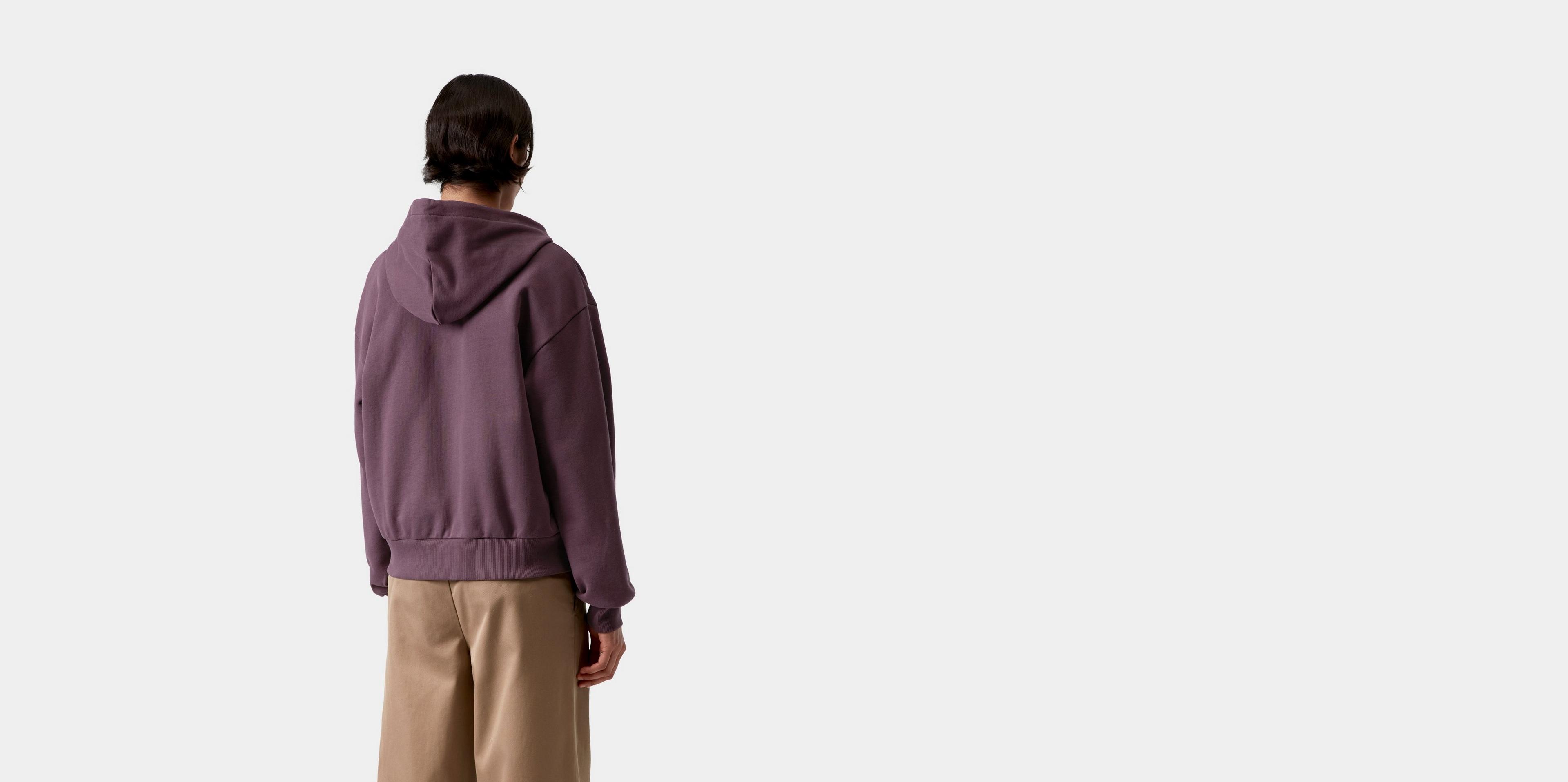 Carhartt WIP Women's Hooded Casey Jacket, Cozy Purple / Silver
