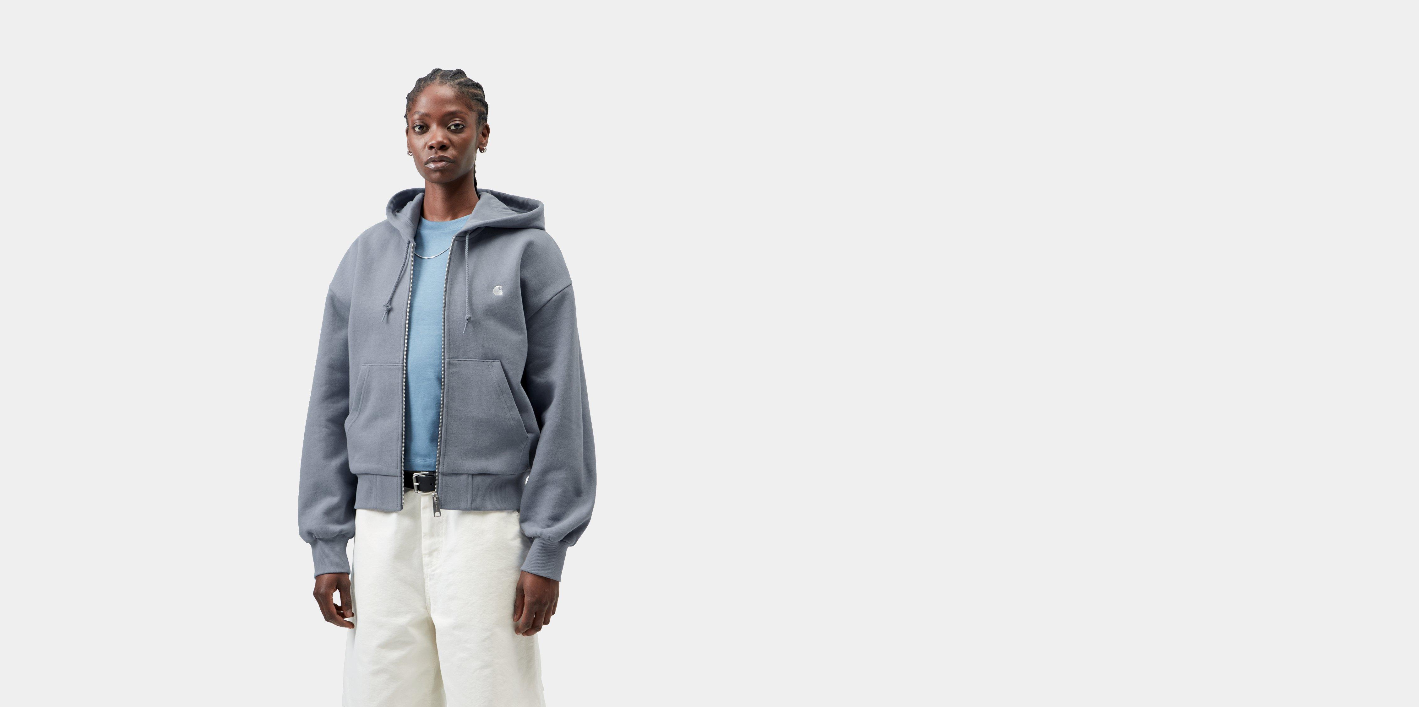 Carhartt WIP W' Hooded Casey Jacket Shady Blue / Silver | S | Women