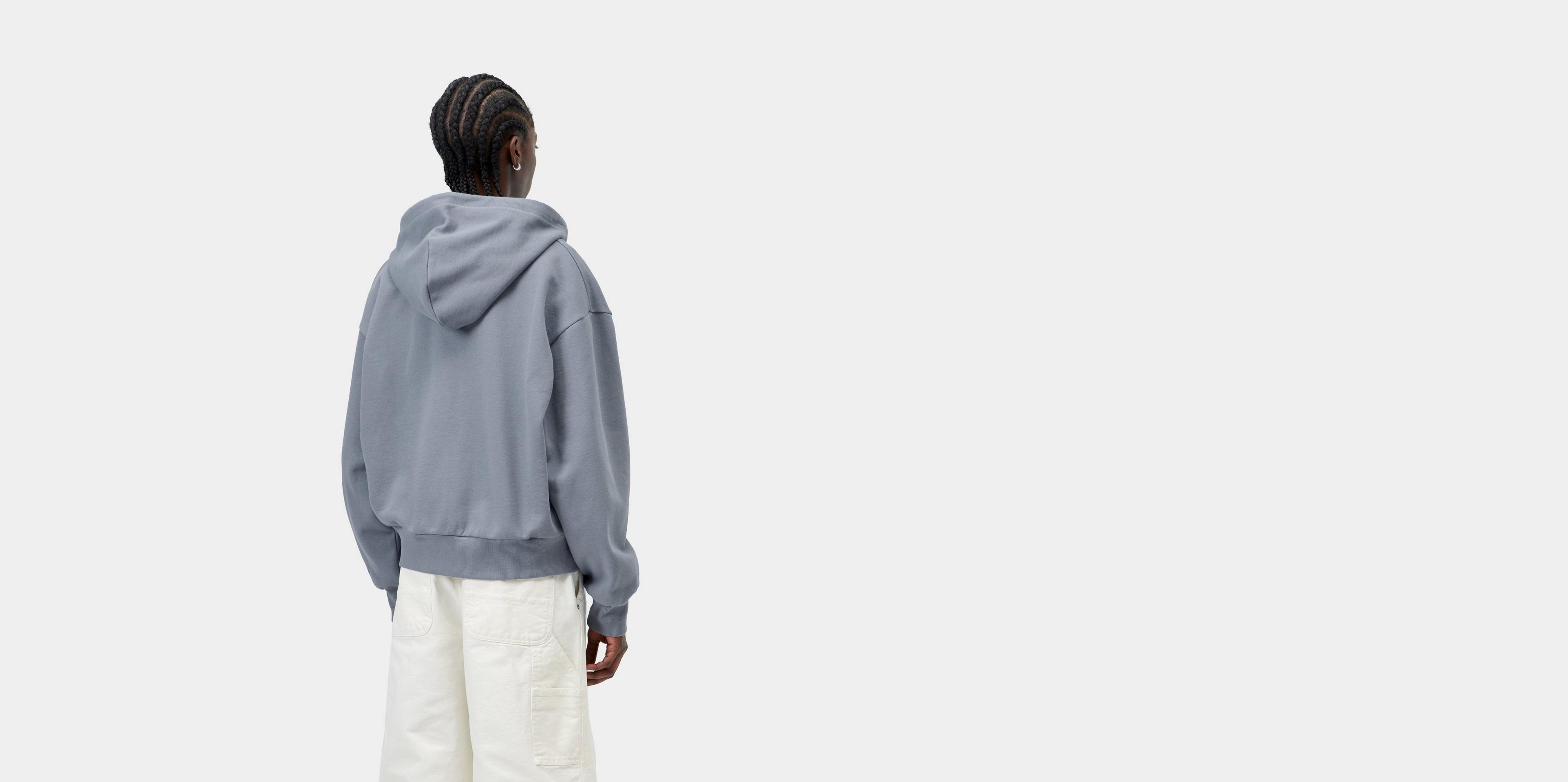 Carhartt WIP Women's Hooded Casey Jacket, Shady Blue / Silver