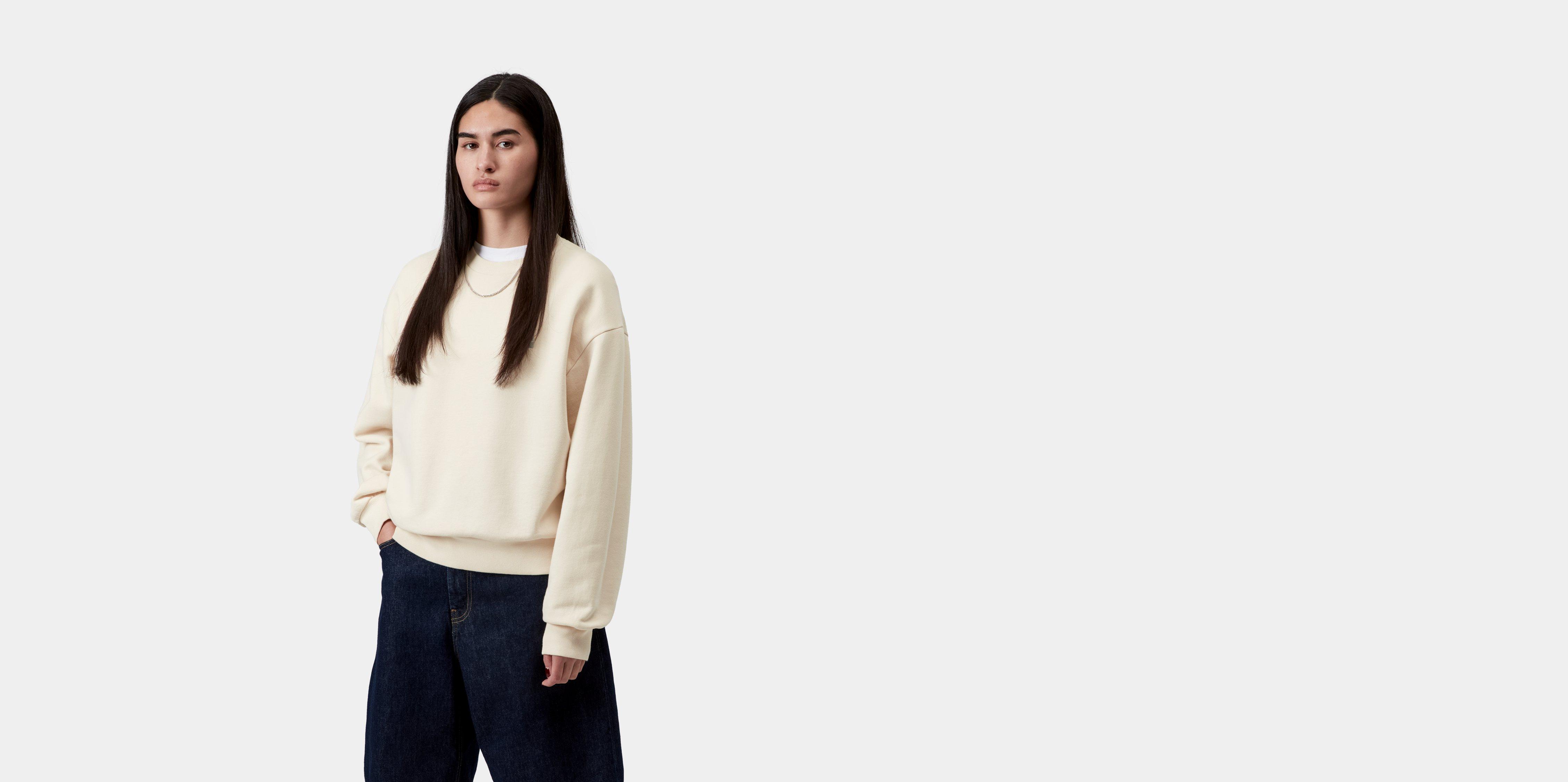 Carhartt WIP W' Casey Sweatshirt Natural / Silver | beige | L | Women
