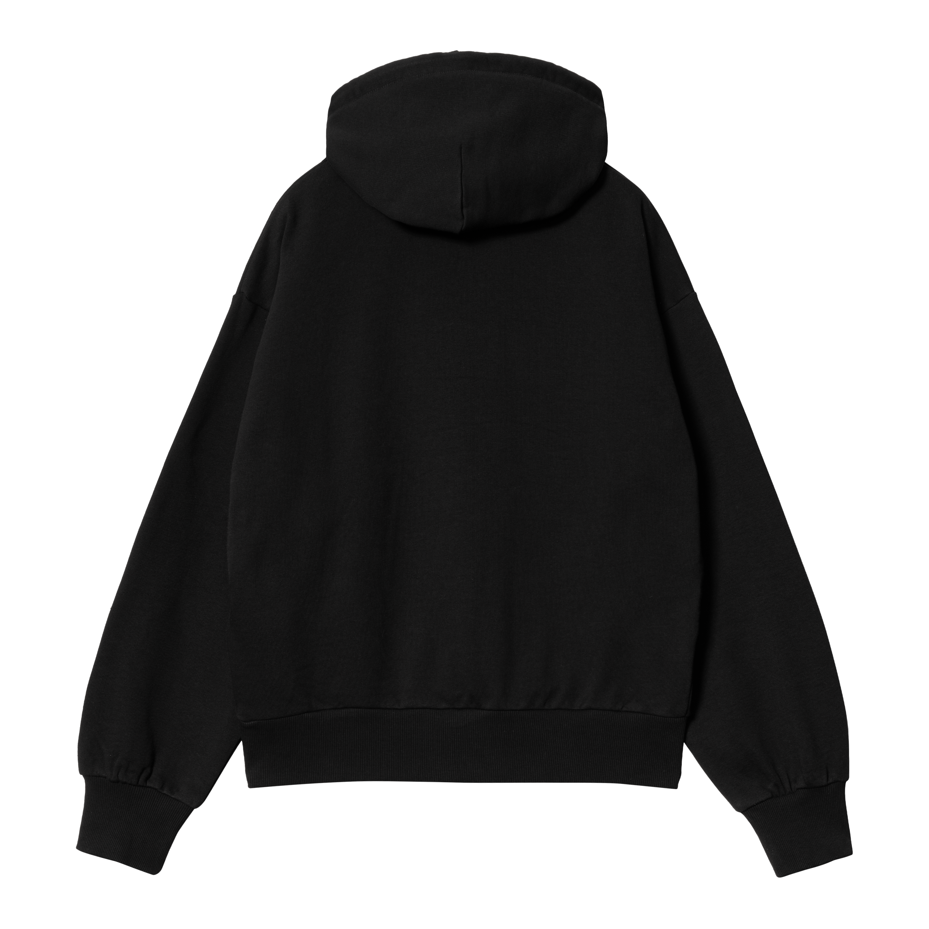 Carhartt WIP W Hooded Casey Sweatshirt Black Silver Official Online Store