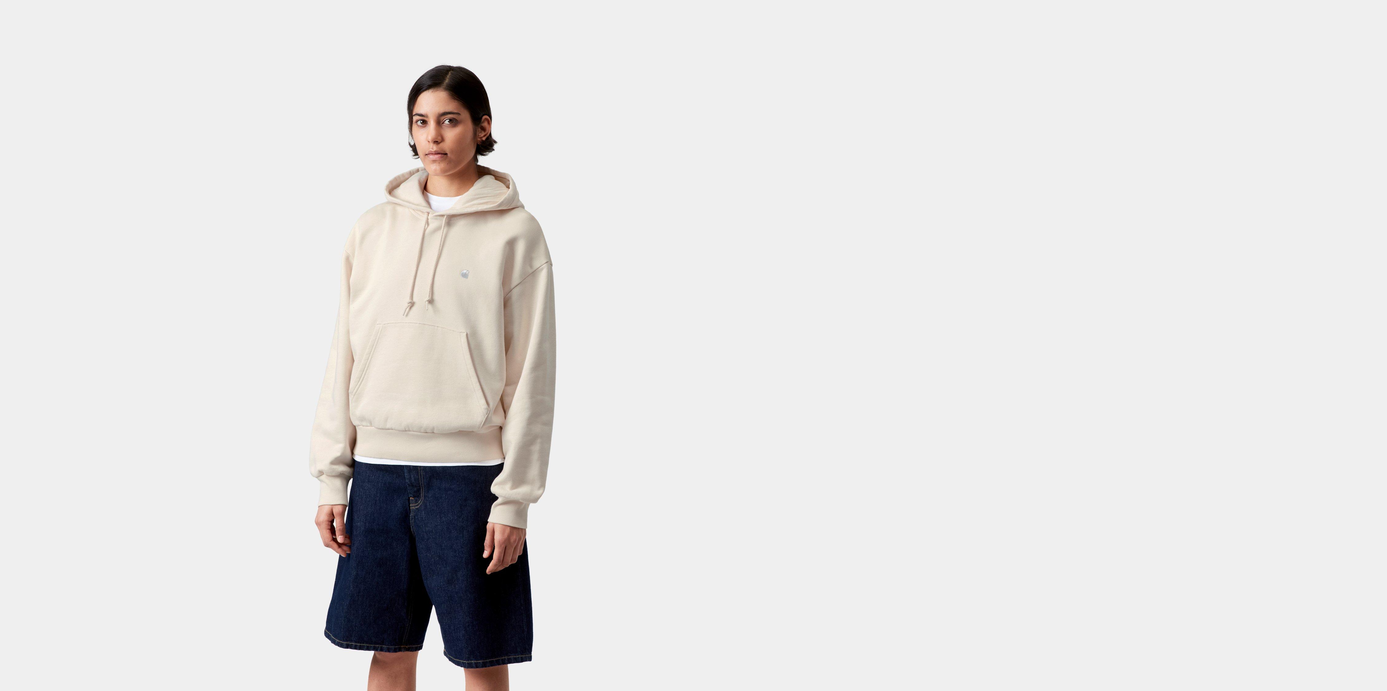 Carhartt WIP W' Hooded Casey Sweatshirt Natural / Silver | beige | XS | Women