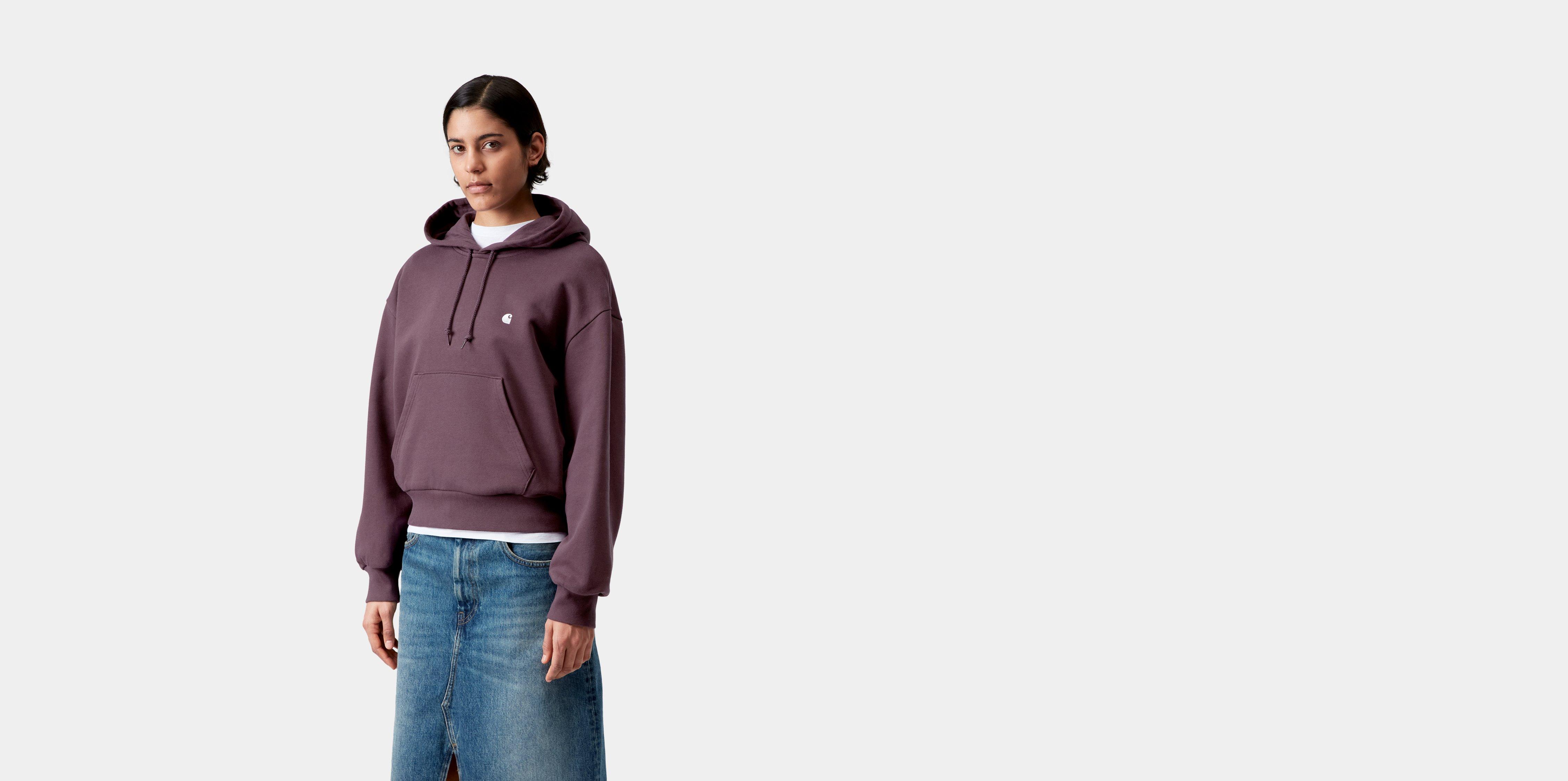 Carhartt WIP W' Hooded Casey Sweatshirt Cozy Purple / Silver | L | Women
