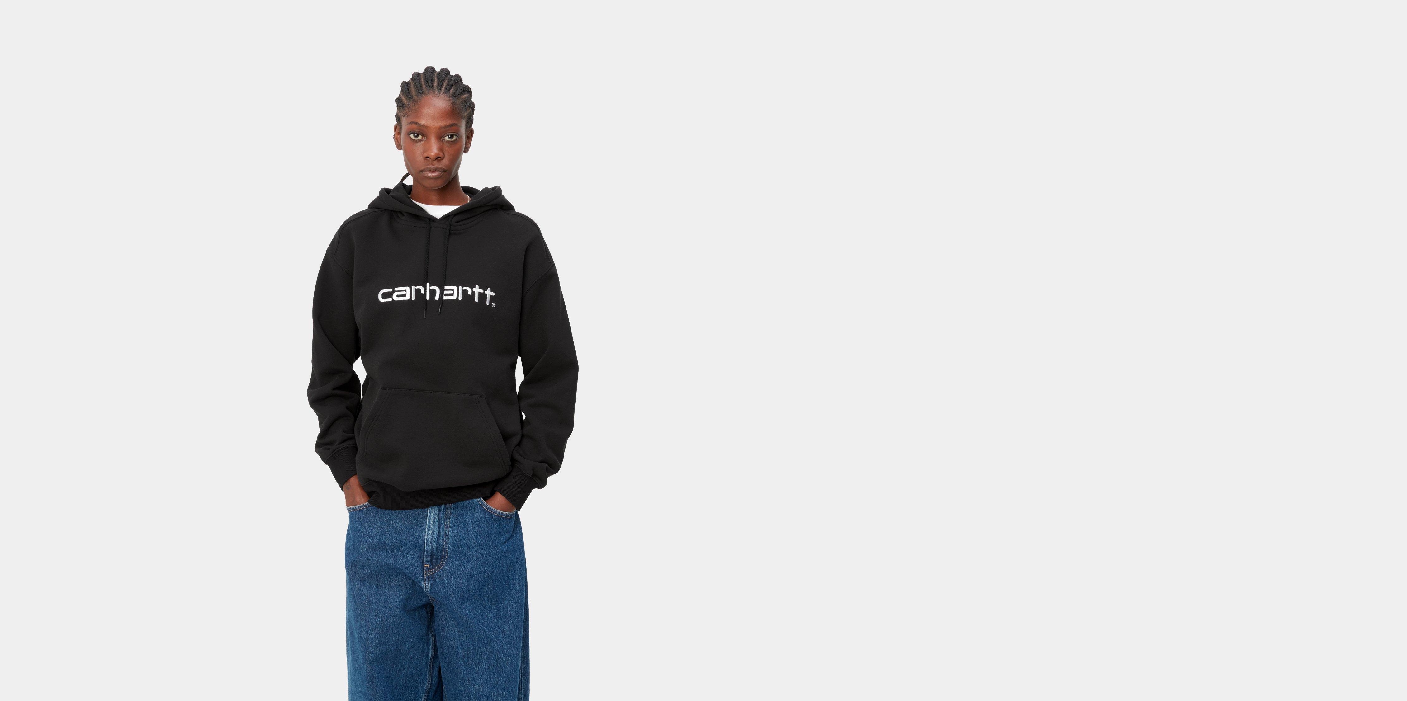 Carhartt black hooded sweatshirt on sale