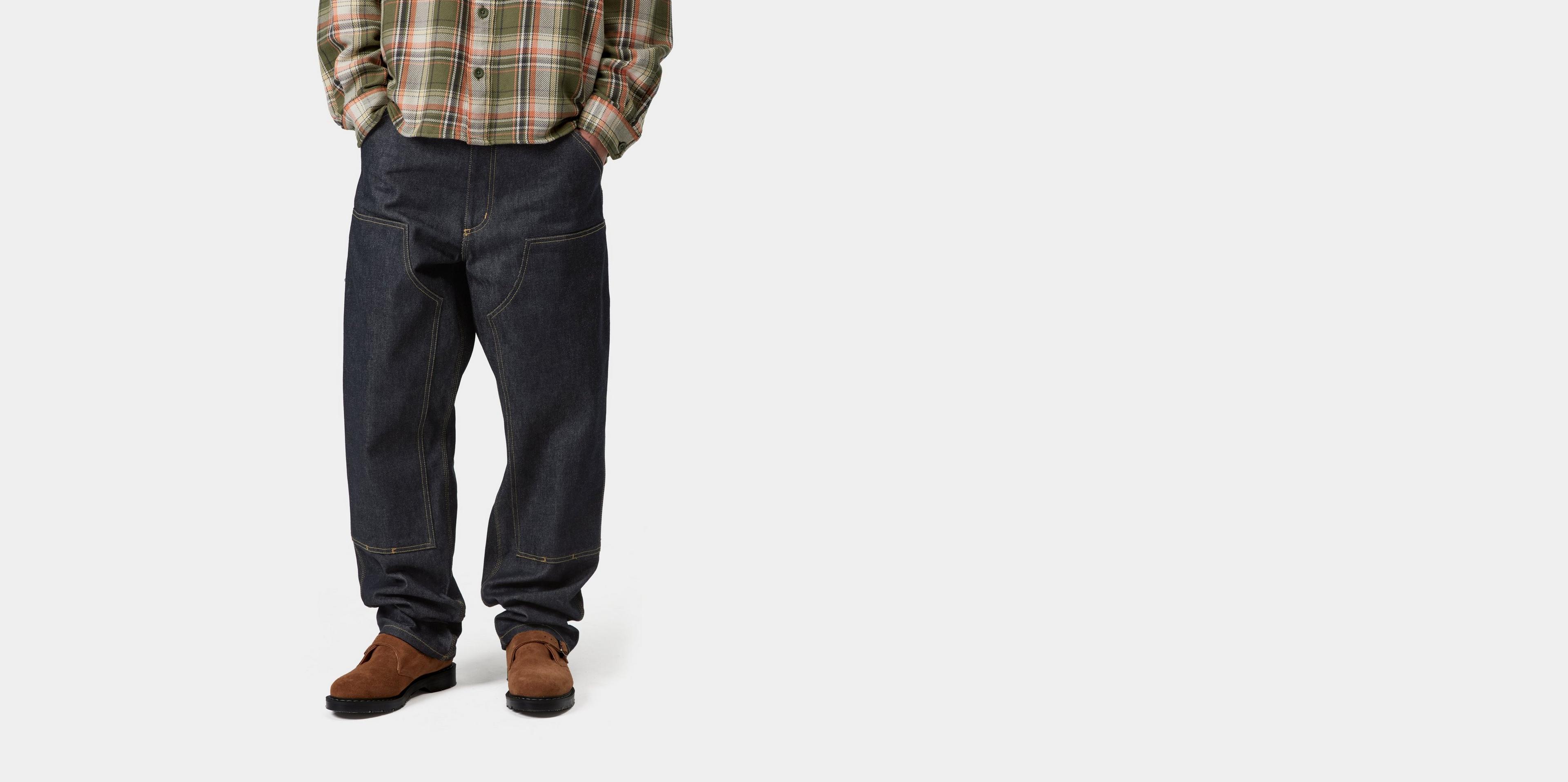 Carhartt WIP Double Knee Pant, Blue | Official Online Store
