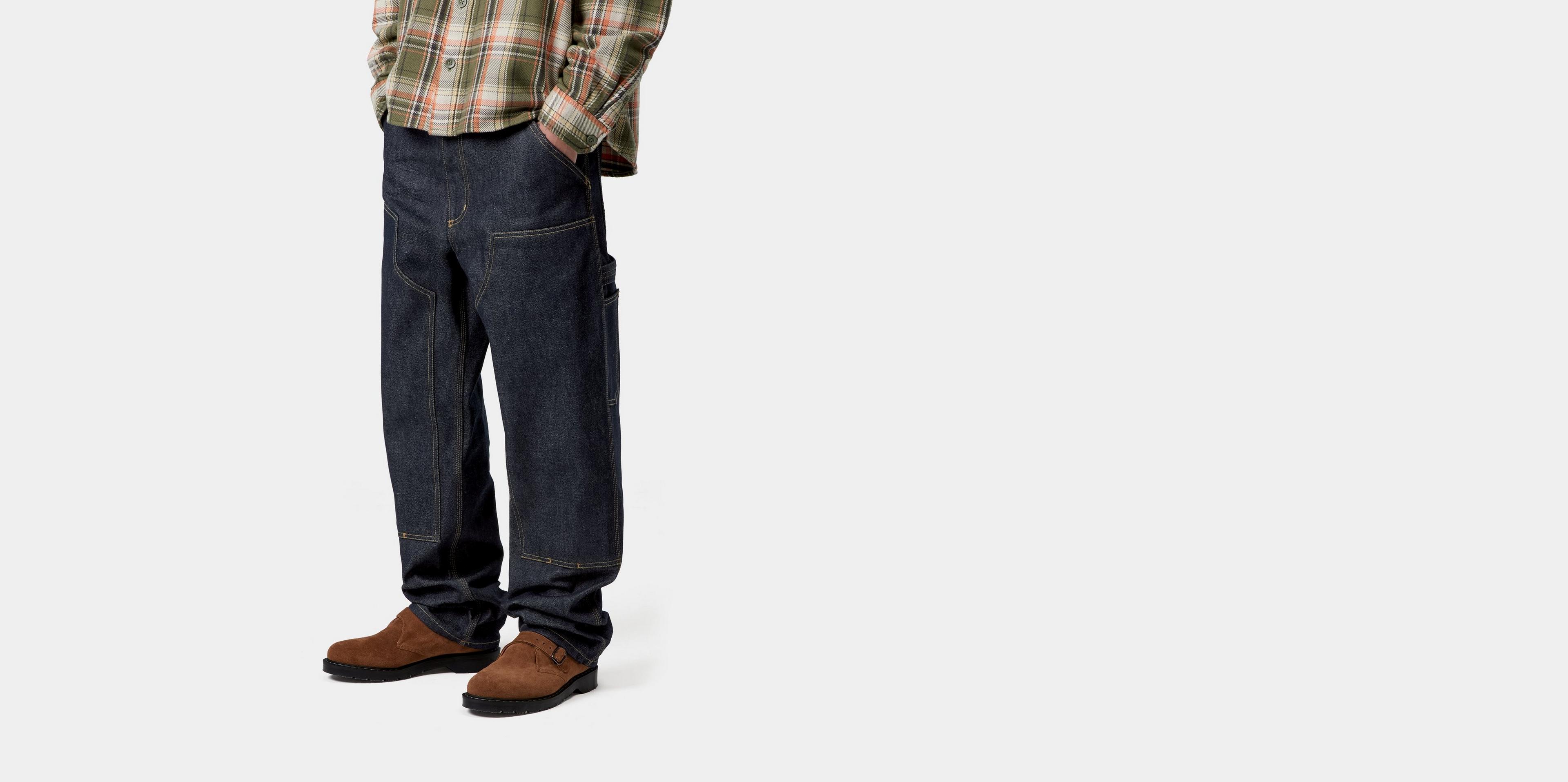 Carhartt WIP Double Knee Pant, Blue | Official Online Store