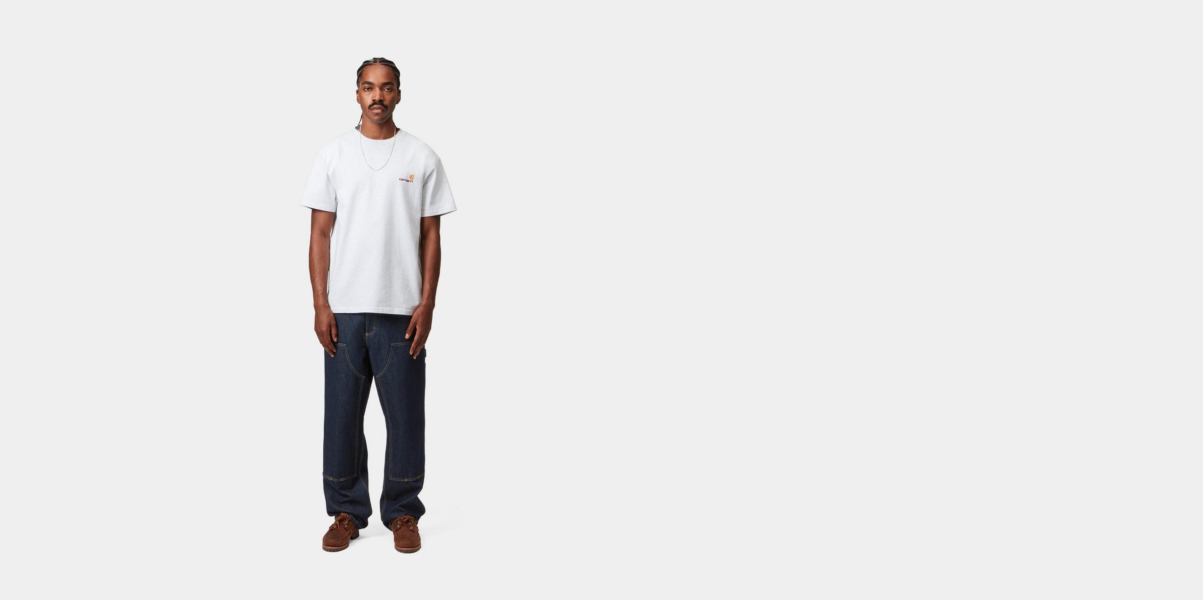 激レア 神サイズ Carhartt Denim Double Knee Pant Carhartt WIP Double Knee Pant, Blue | Official Online Store