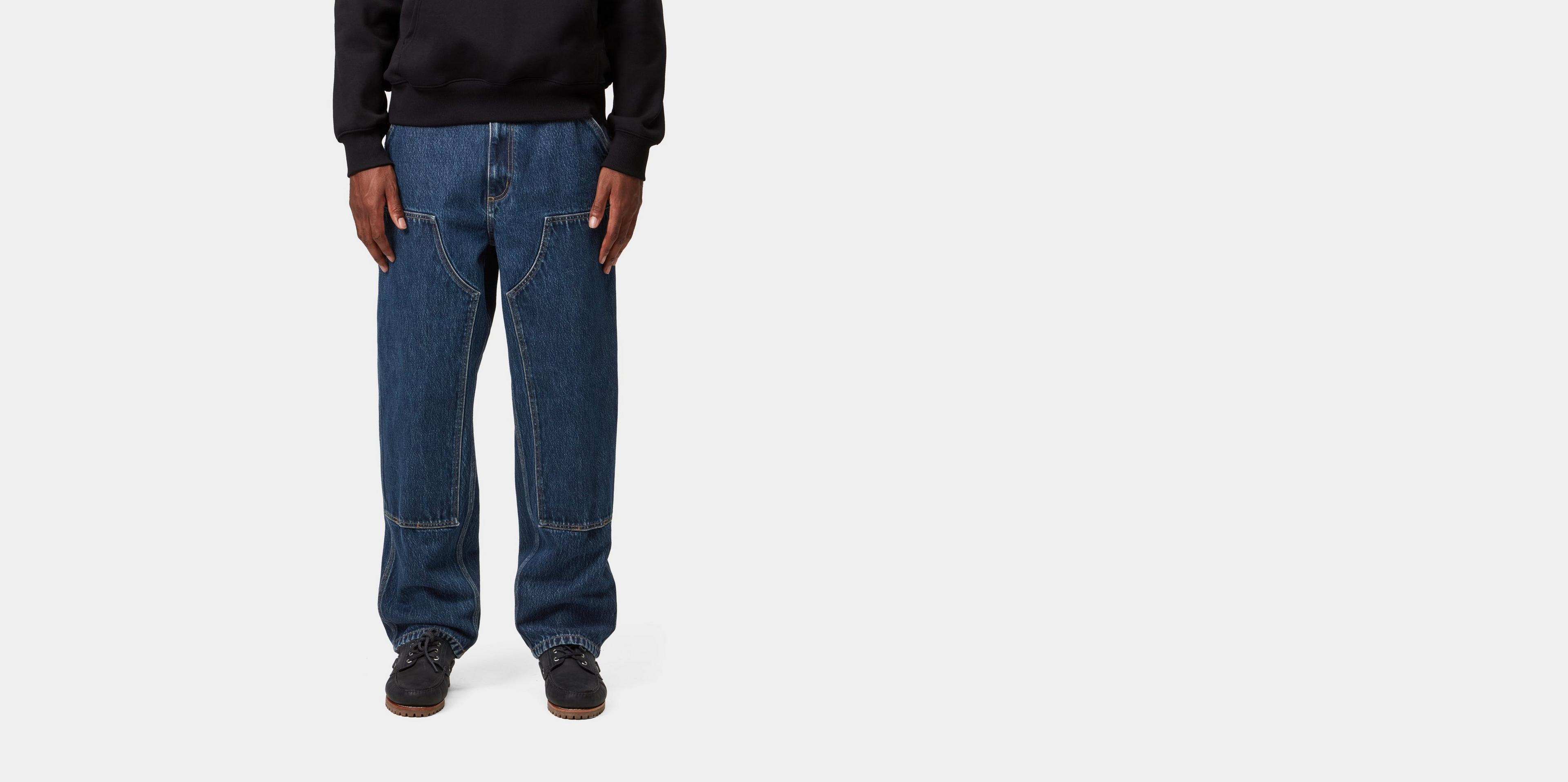 Carhartt WIP Double Knee Pant, Blue | Official Online Store