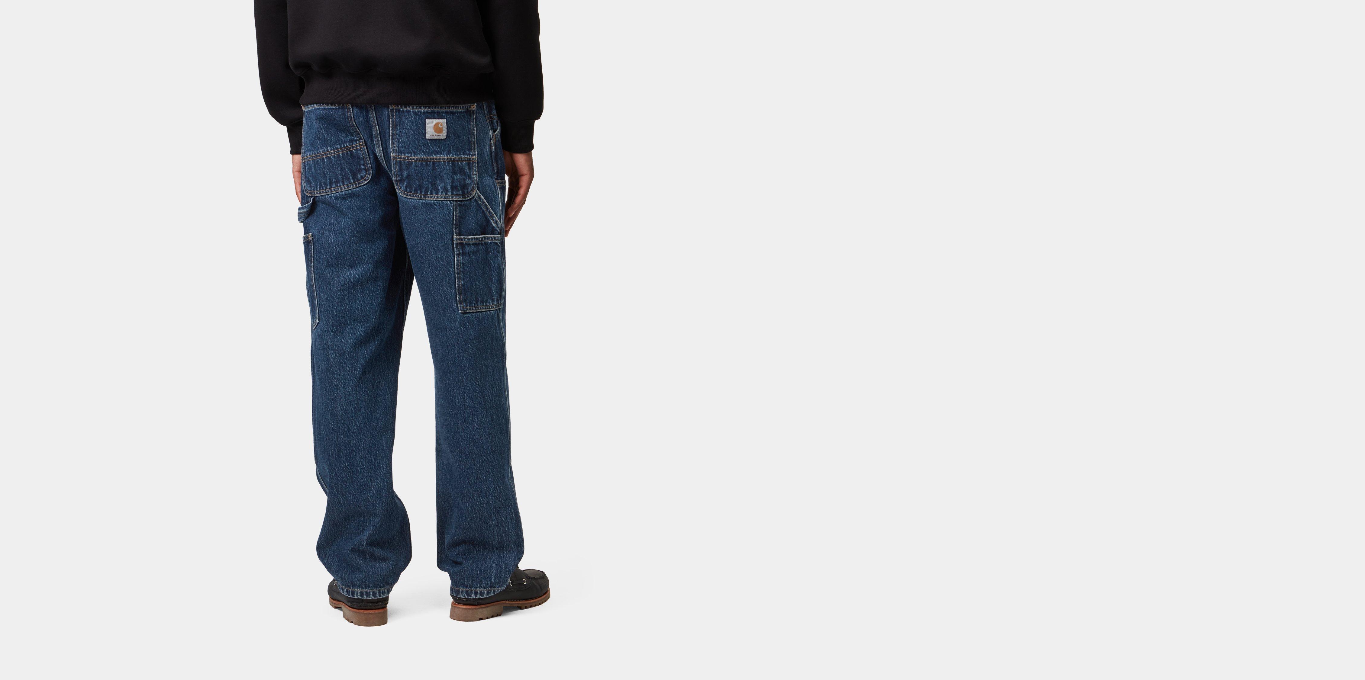 【EZKATON】★男女兼用★BLUE STONE DOUBLE KNEE HALF PANTS Carhartt WIP Women's Brandon Double Knee Pant | Blue (stone