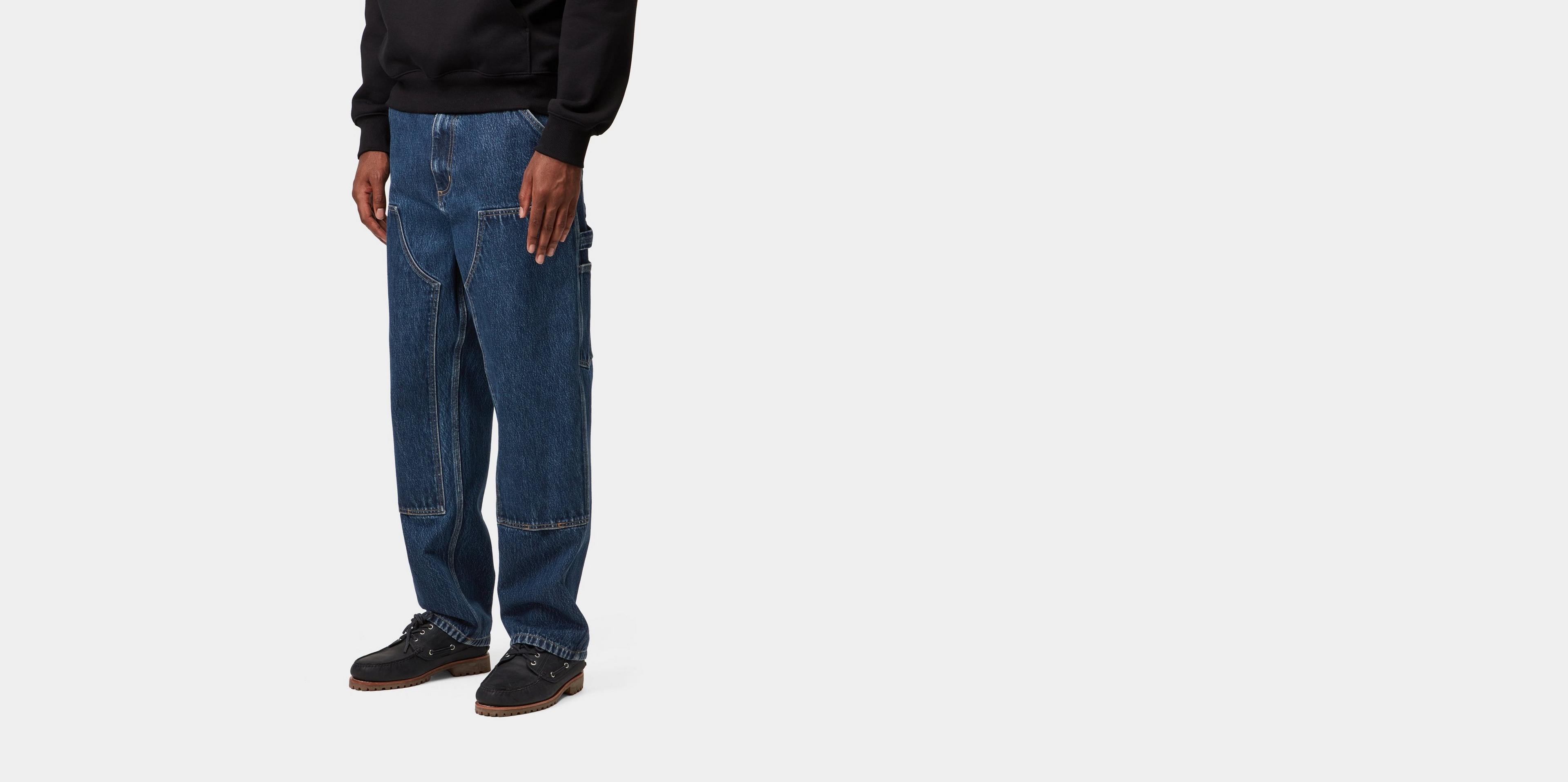 Carhartt WIP Double Knee Pant, Blue | Official Online Store