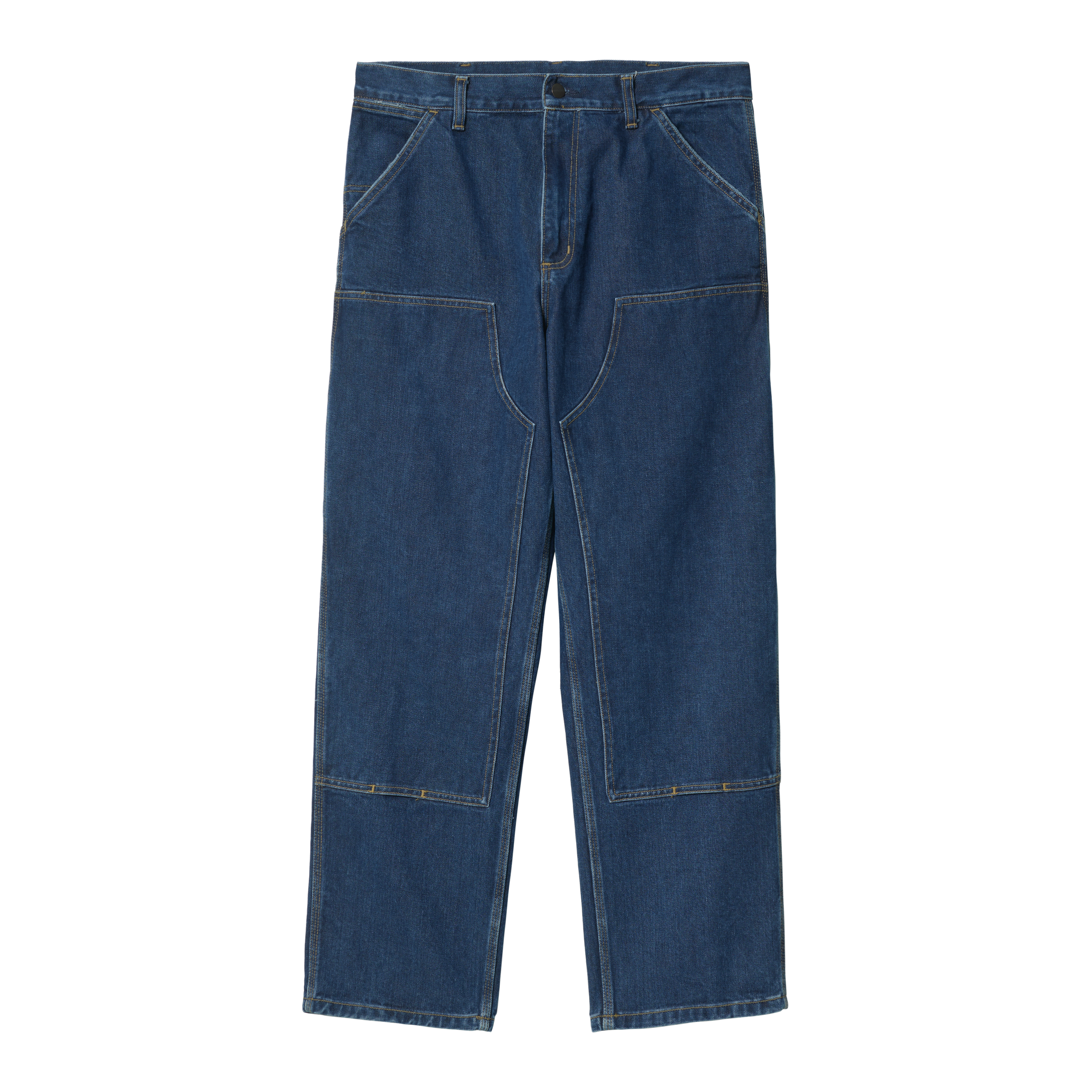 Carhartt WIP Double Knee Pant, Blue | Official Online Store