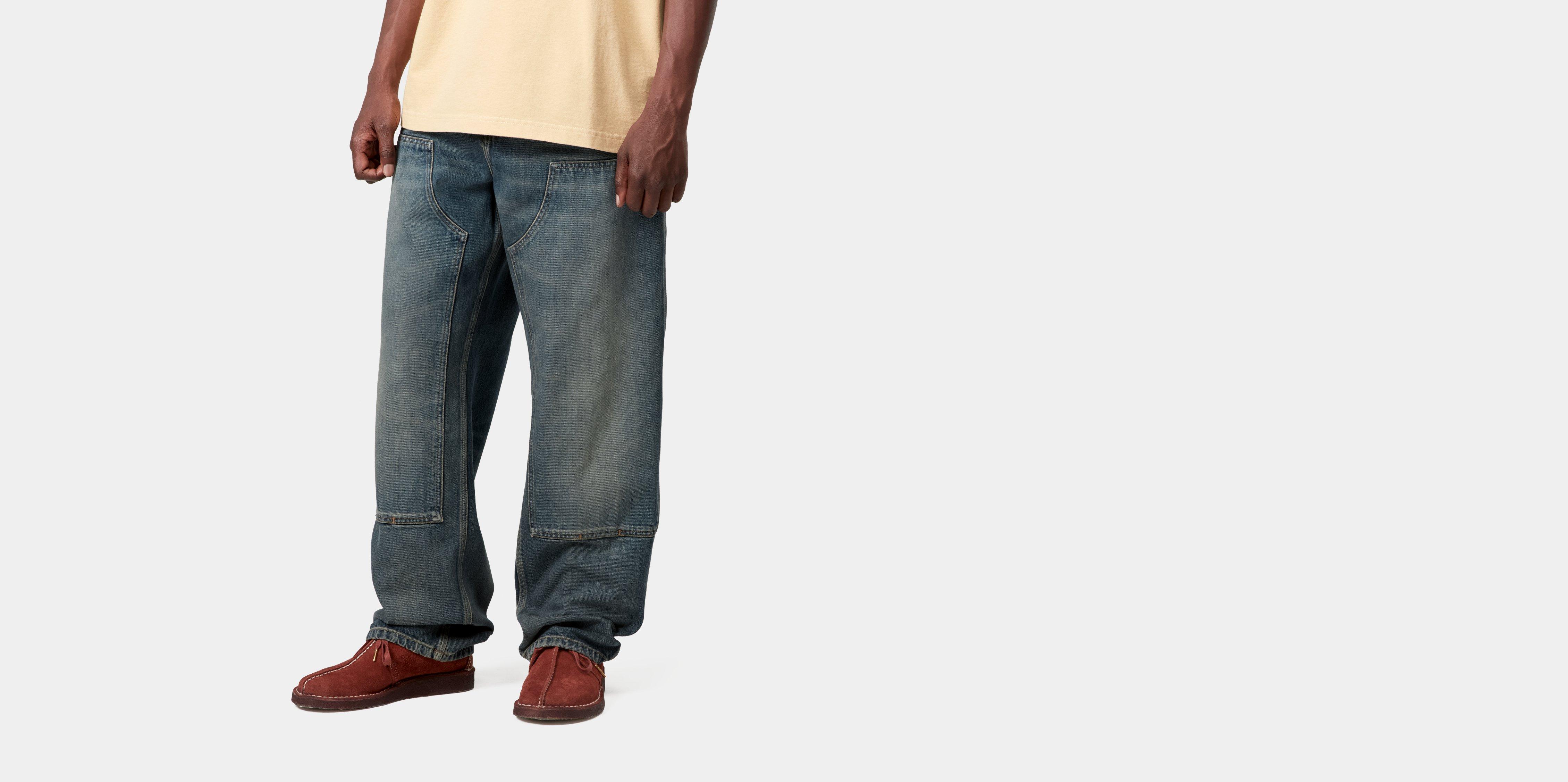 Carhartt WIP Double Knee Pant, Blue | Official Online Store