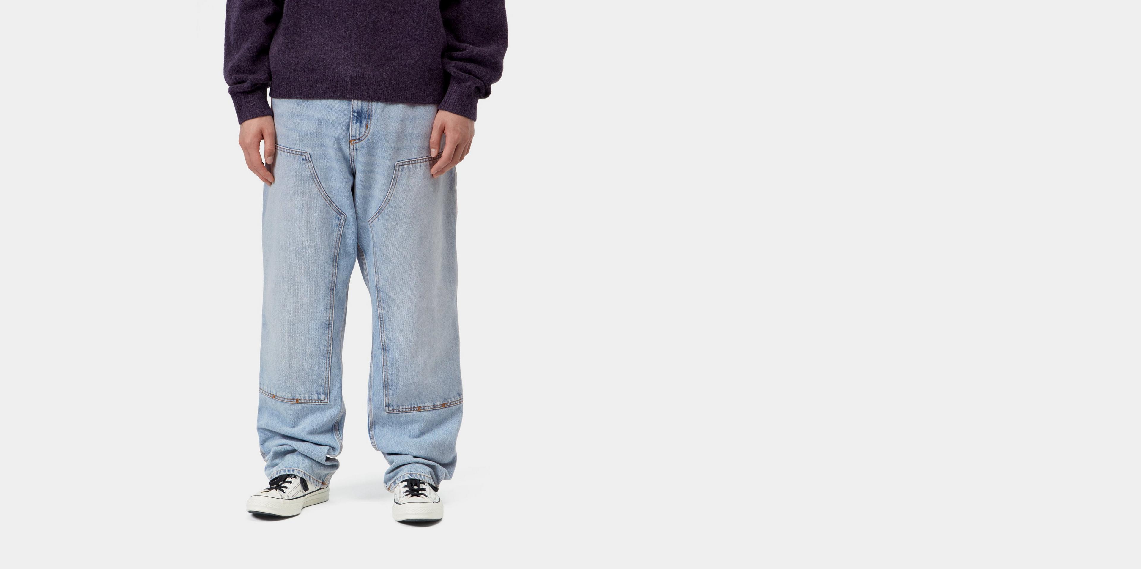 Carhartt WIP Double Knee Pant, Blue | Official Online Store