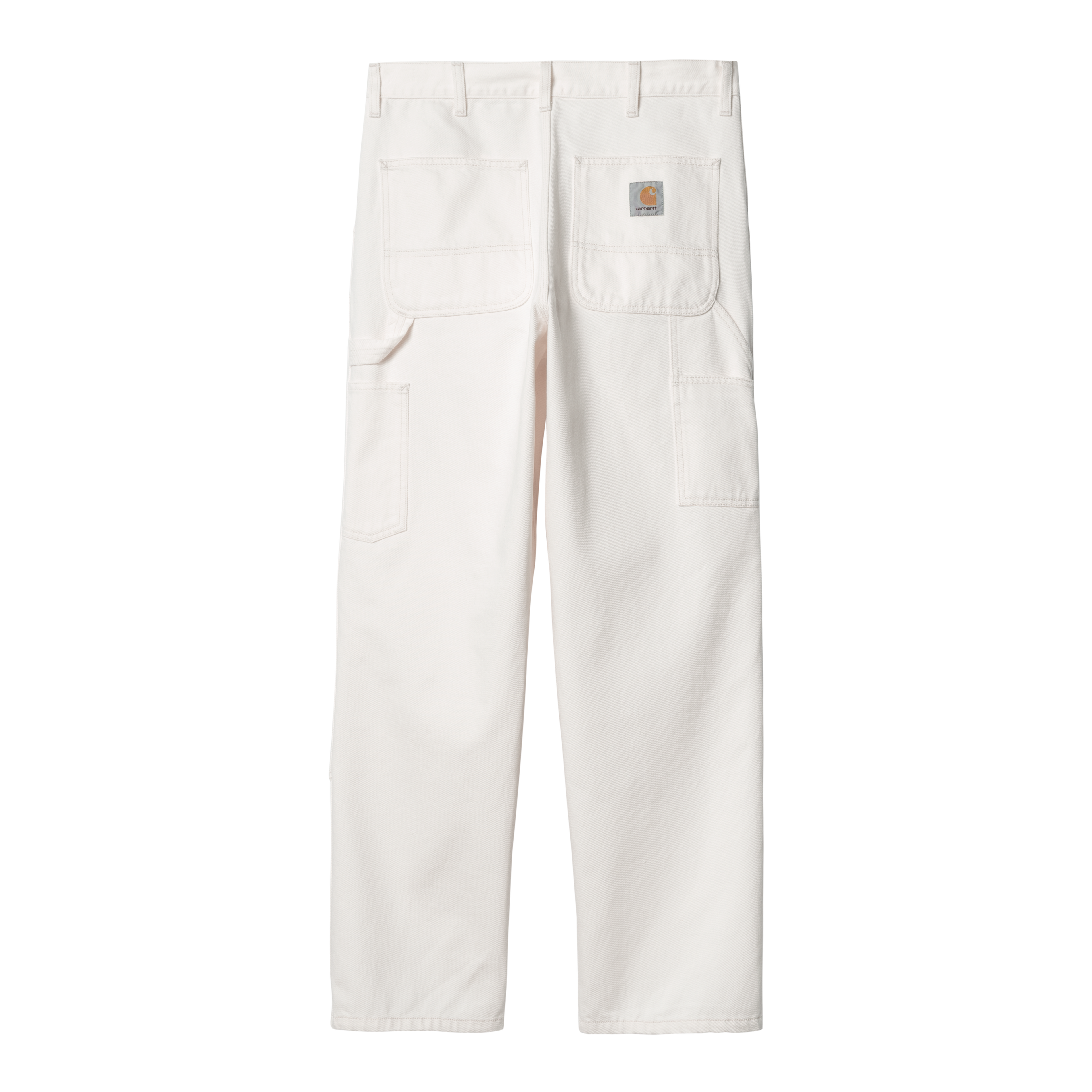 Carhartt WIP ダブルニー　ホワイト Carhartt WIP Double Knee Denim Pant in White| Homme Essentials