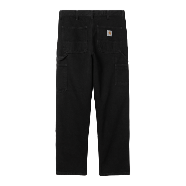 Double Knee Pant Black rinsed