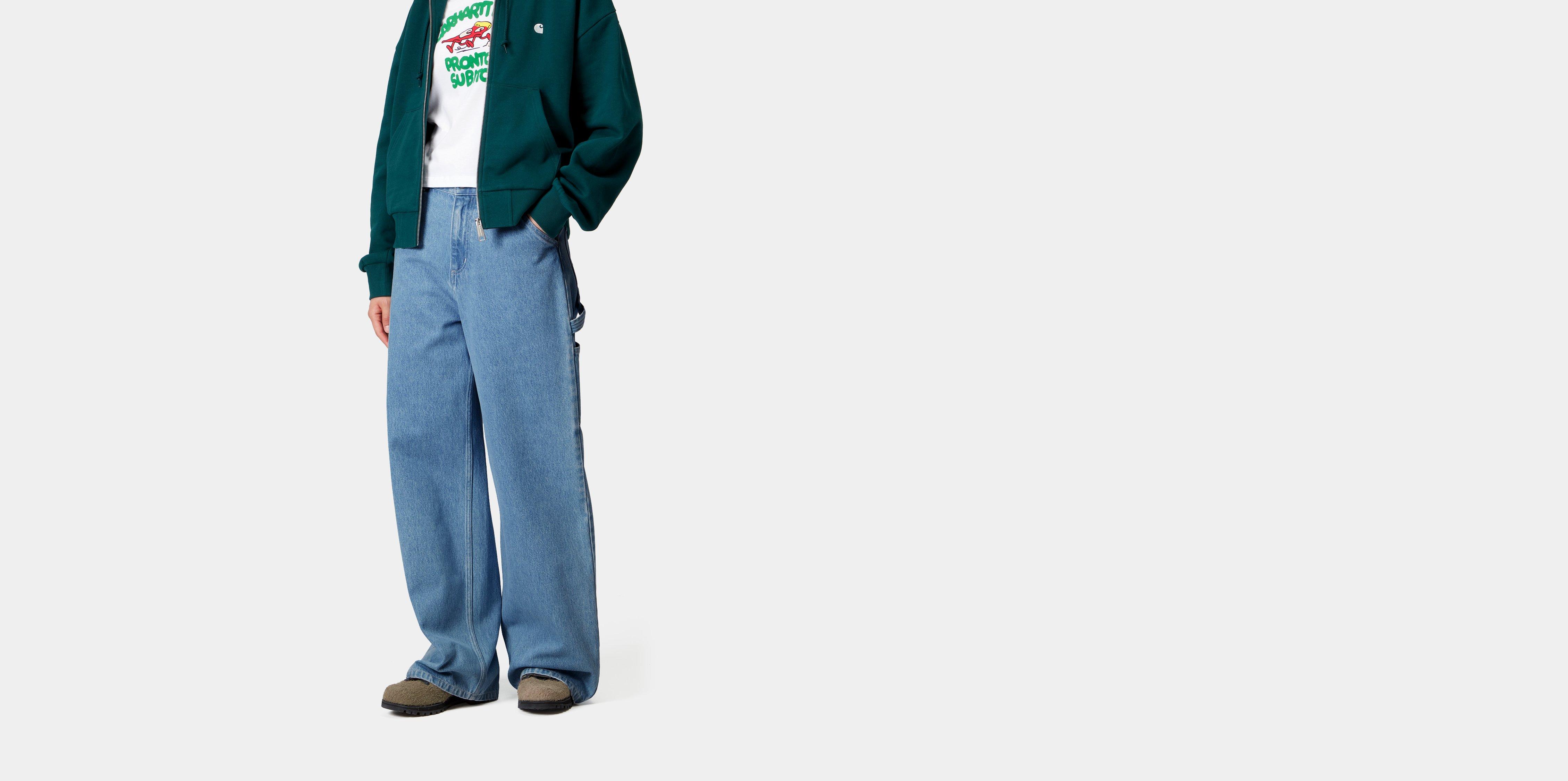 Carhartt WIP W' Jens Pant Blue heavy stone wash | 25 | Women