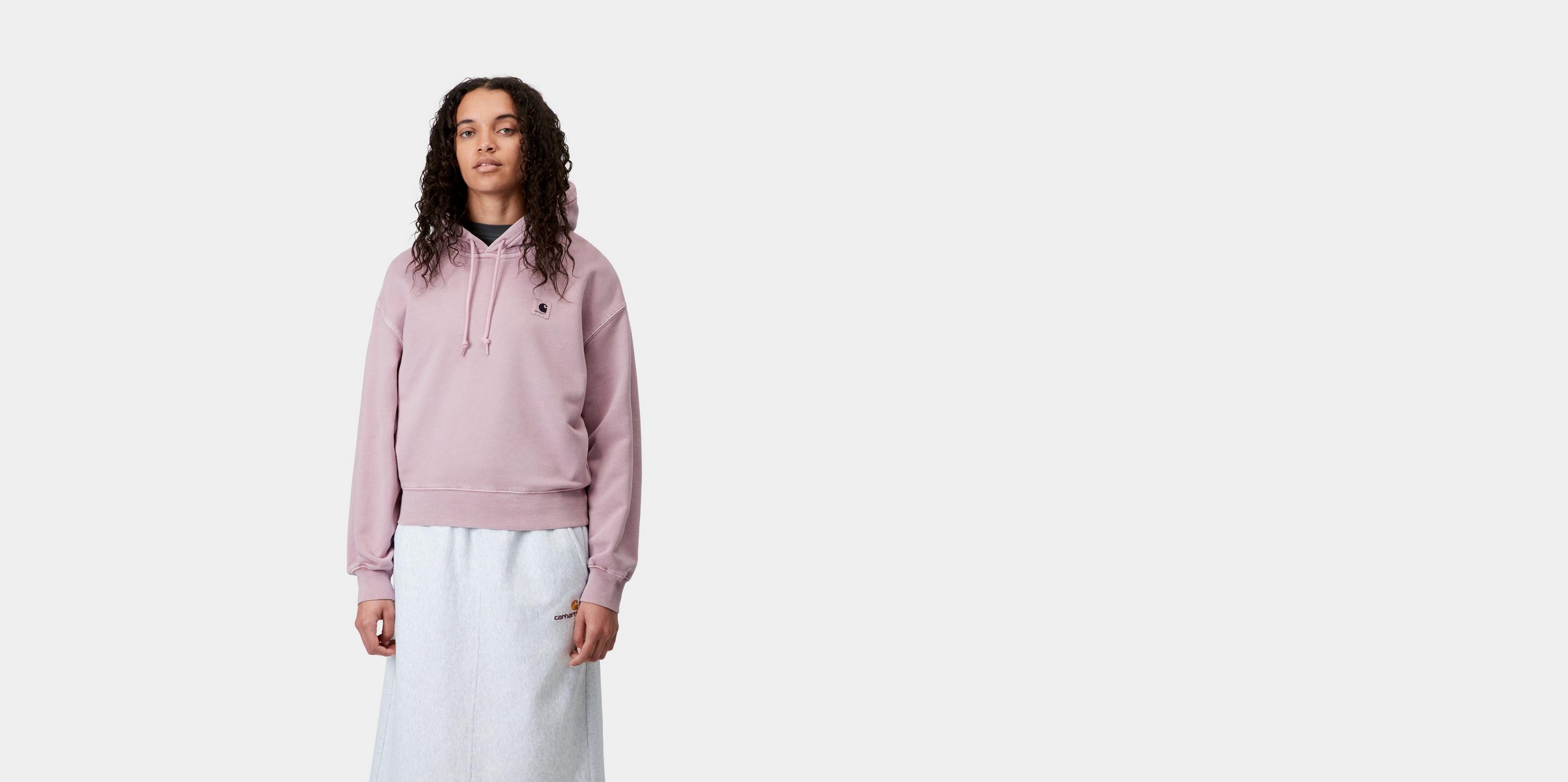 【Carharrt】Wip Nelson Hoodie Sweatshirt In Hortensia Carhartt WIP W' Nelson Sweatshirt, Hortensia | Official