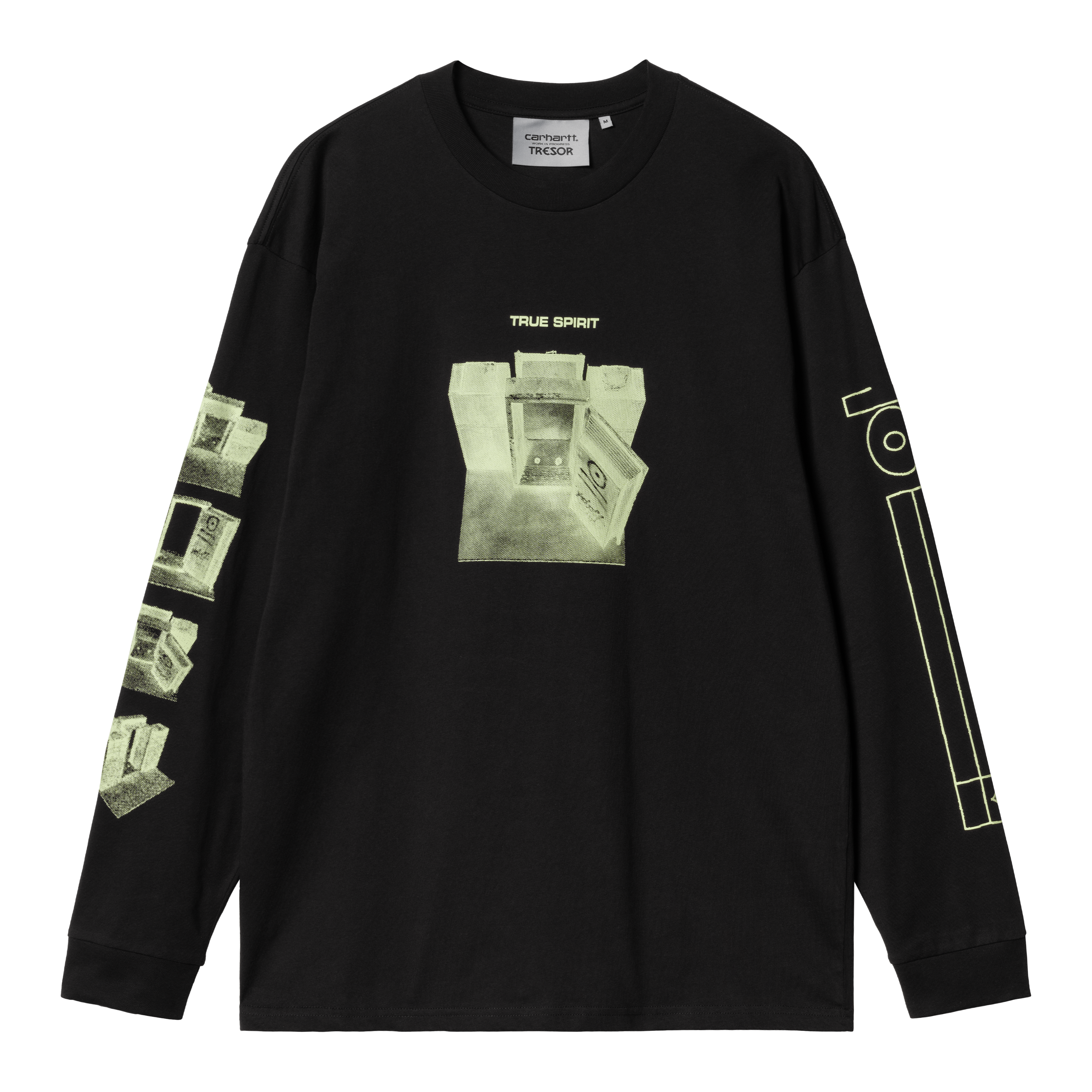 Carhartt WIP Carhartt WIP x TRESOR True Spirit L/S T-Shirt, Black ...