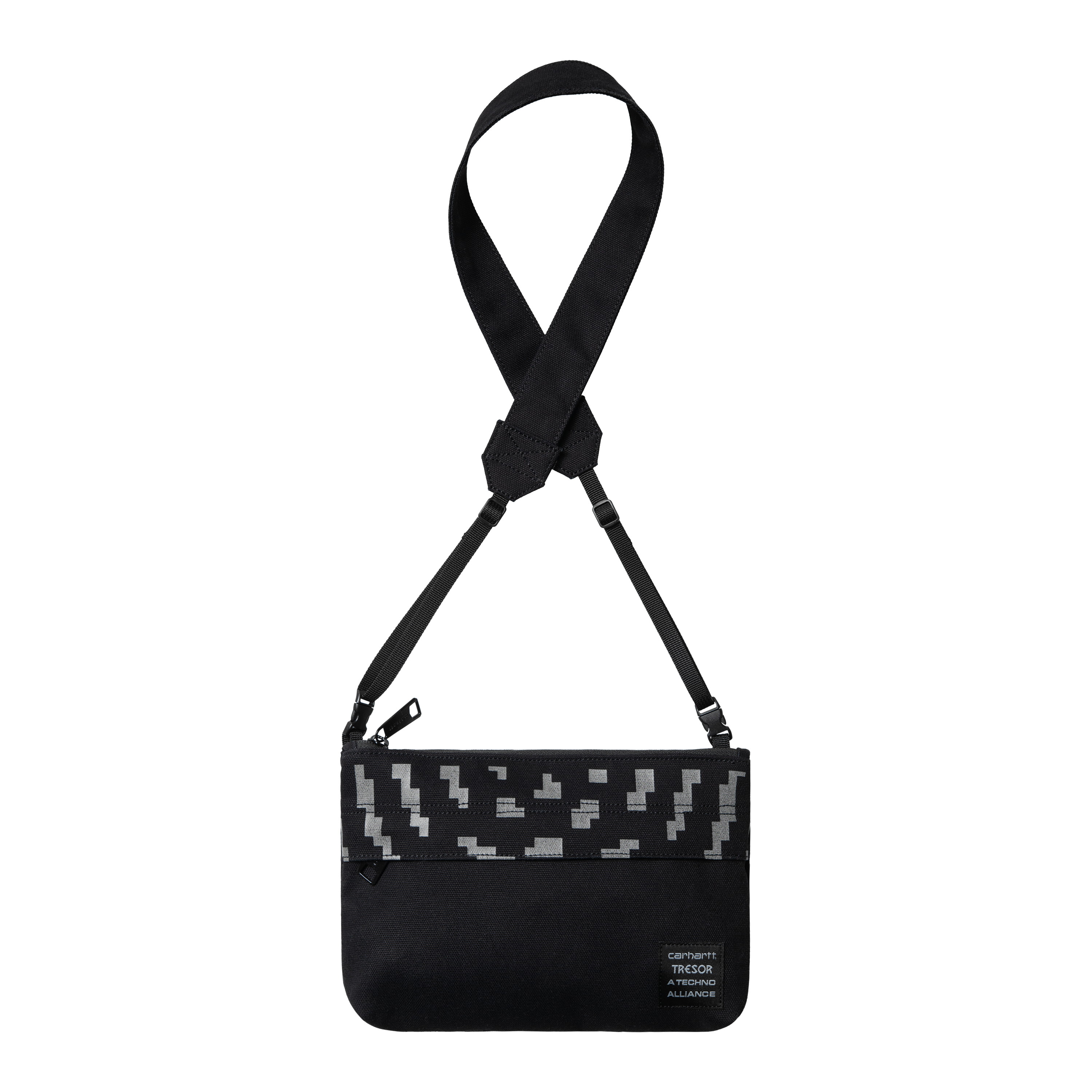Carhartt WIP Carhartt WIP x TRESOR Way Of The Light Strap Bag in Black