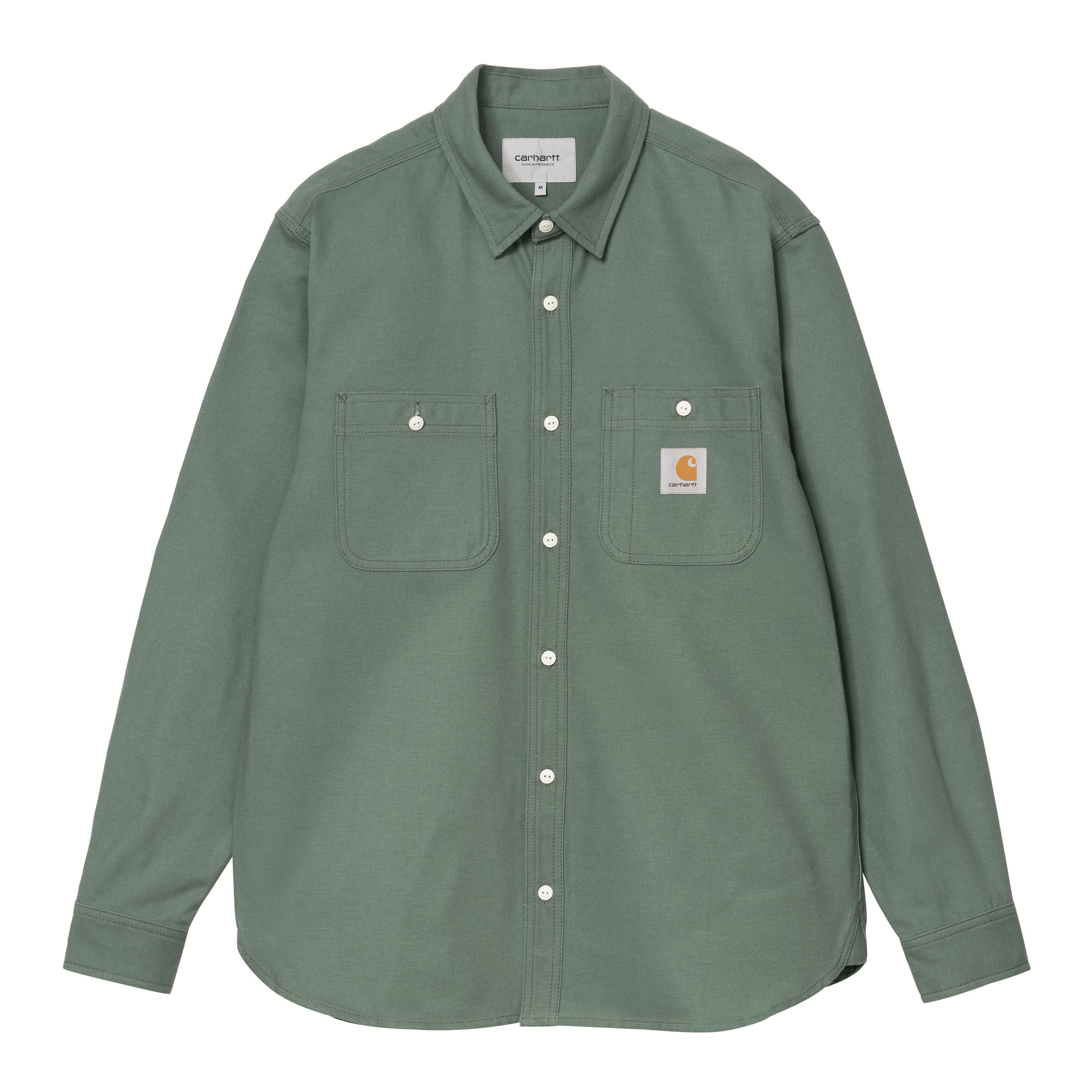 Carhartt WIP Long Sleeve Clink Shirt in Green