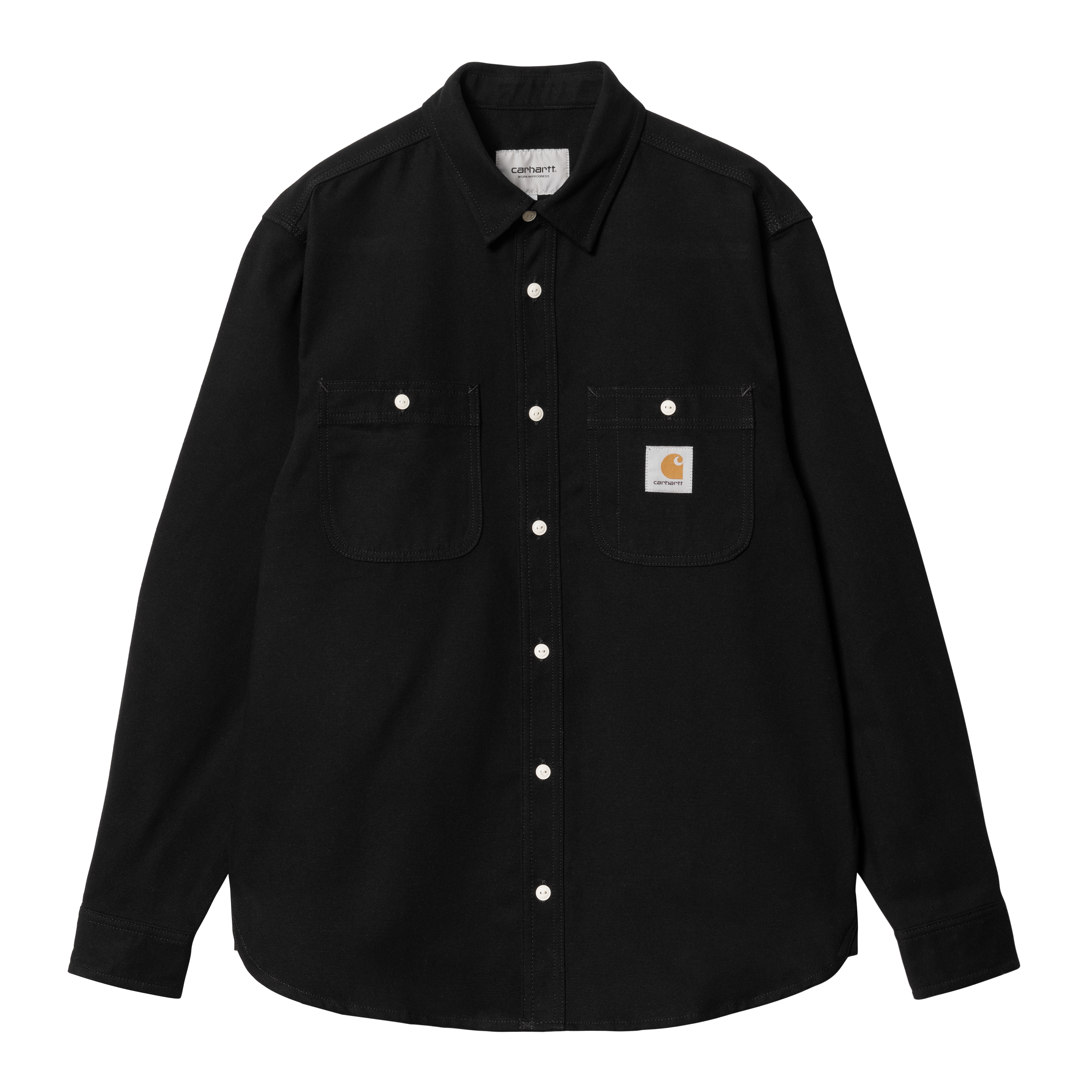 Carhartt WIP Long Sleeve Clink Shirt in Schwarz