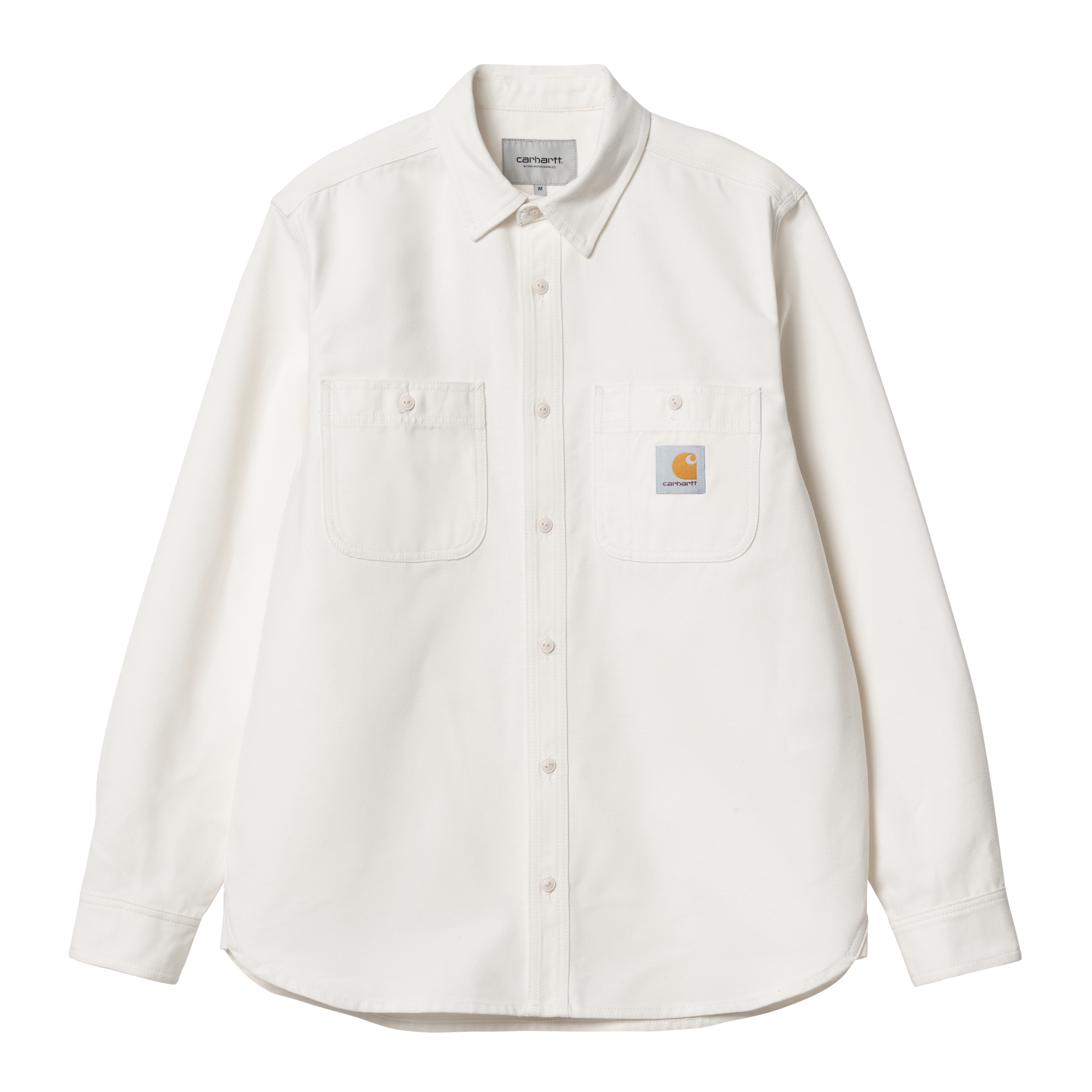 Carhartt WIP Long Sleeve Clink Shirt in White