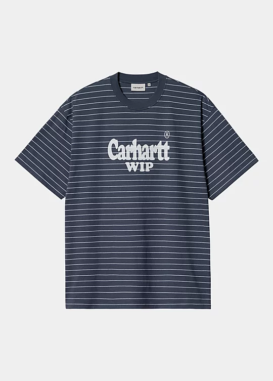 Carhartt WIP Short Sleeve Orlean Spree T-Shirt in Blue