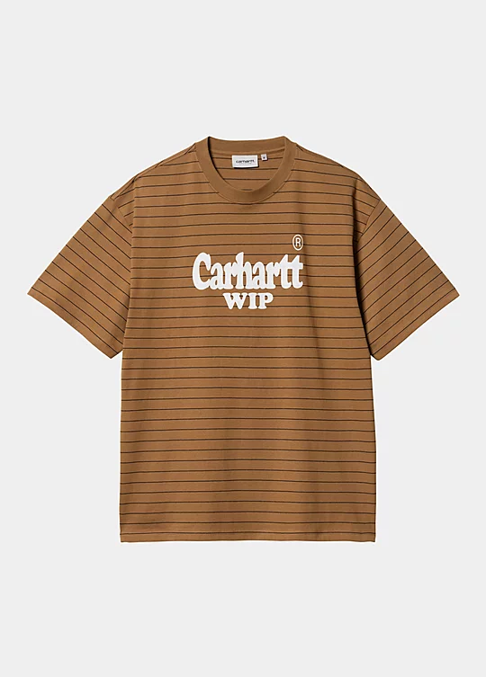 Carhartt WIP Short Sleeve Orlean Spree T-Shirt in Brown