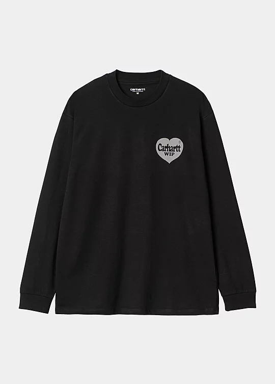 Carhartt WIP Long Sleeve Spree T-Shirt in Schwarz