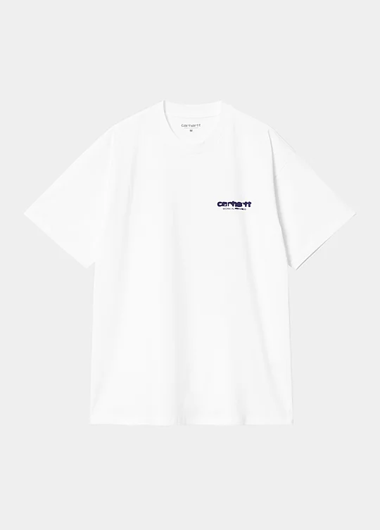 Carhartt WIP Short Sleeve Ink Bleed T-Shirt in White