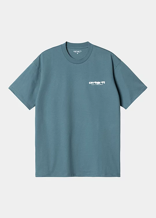 Carhartt WIP Short Sleeve Ink Bleed T-Shirt in Blu