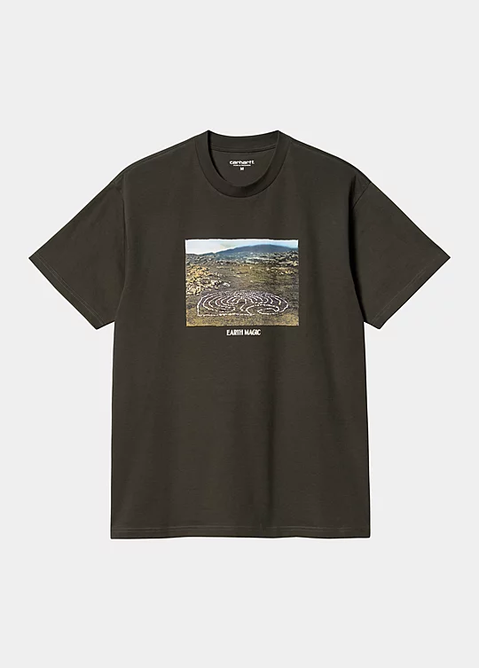 Carhartt WIP Short Sleeve Earth Magic T-Shirt en Verde