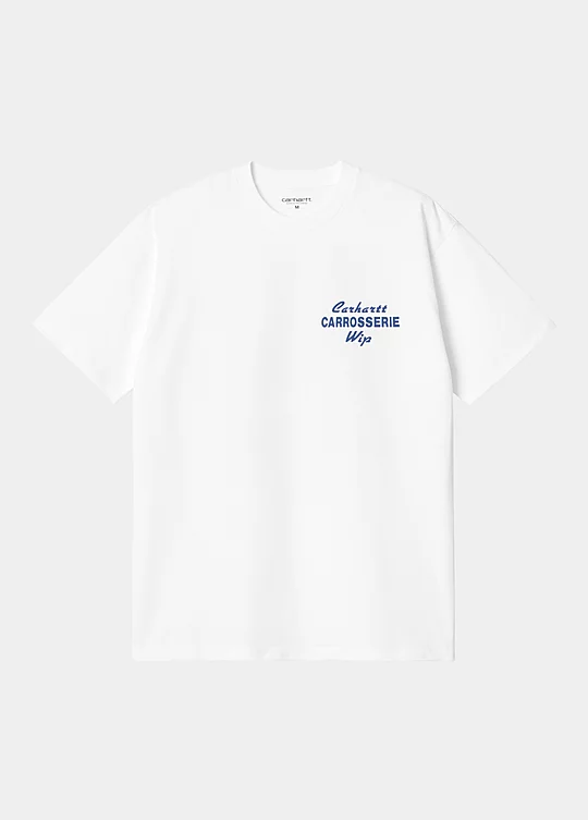 Carhartt WIP Short Sleeve Mechanics T-Shirt in Bianco