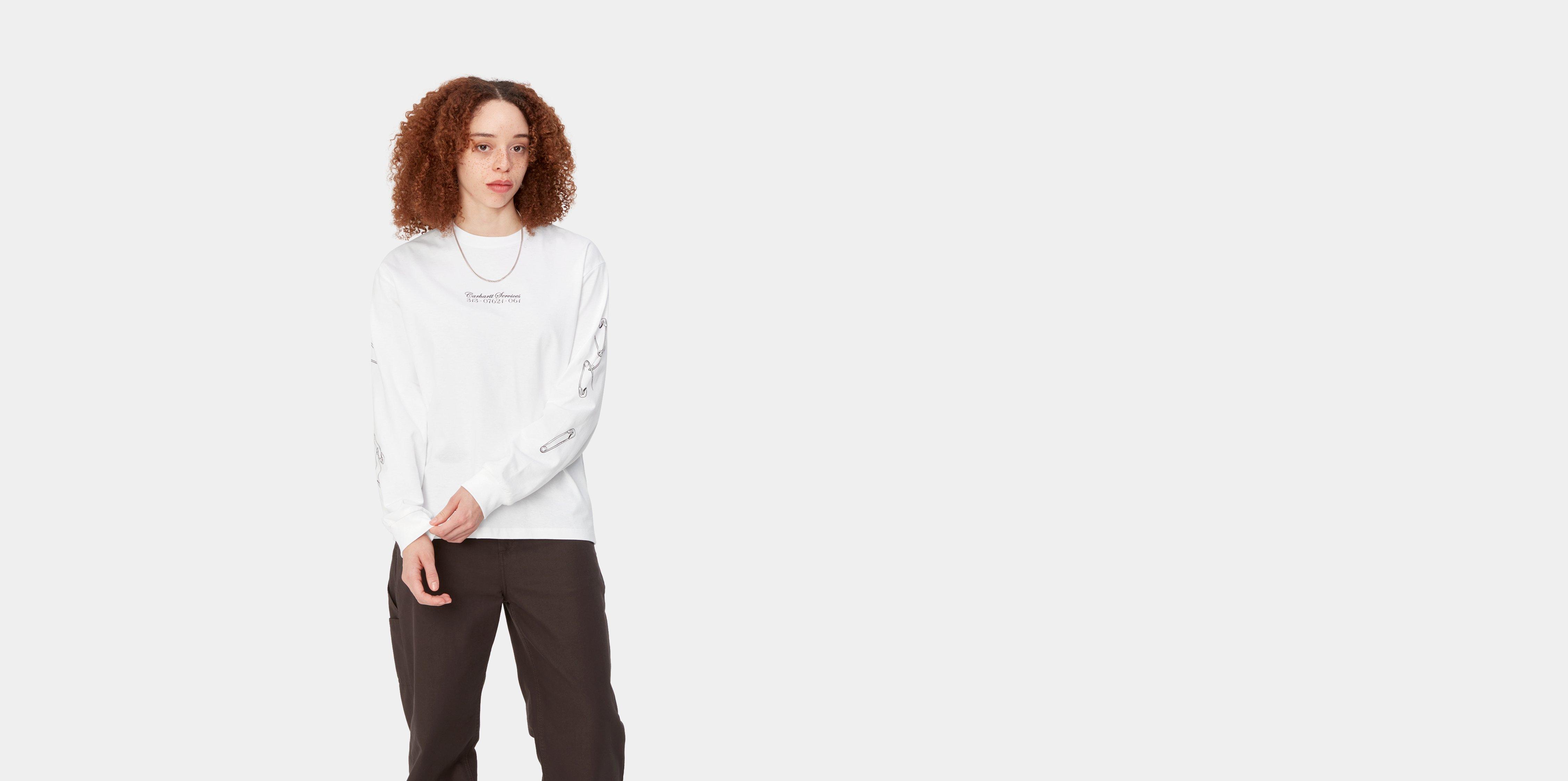 Carhartt WIP W' L/S Safety Pin T-Shirt | Carhartt WIP