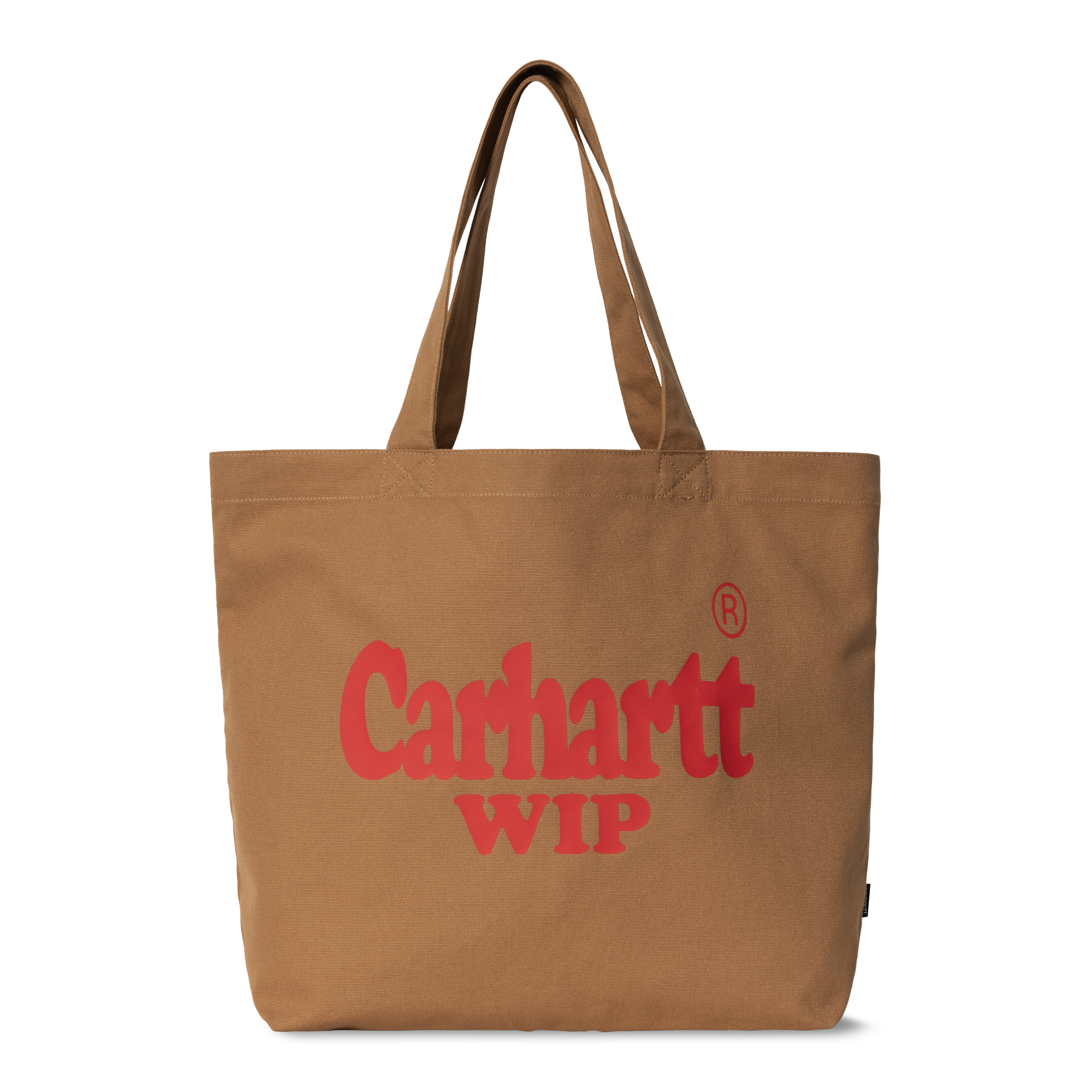 Carhartt WIP Canvas Graphic Tote Large Marron