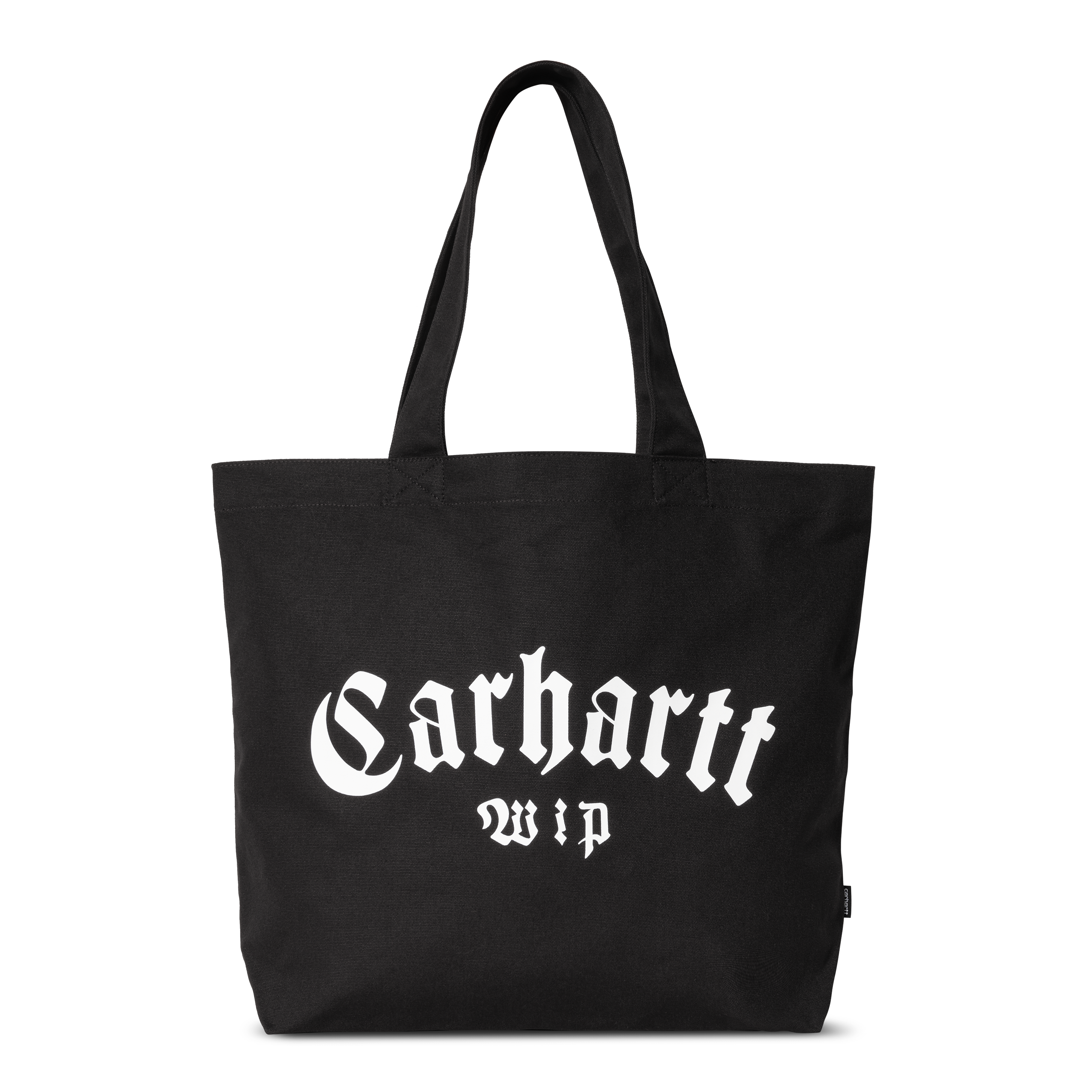 Carhartt WIP Canvas Graphic Tote Large in Nero