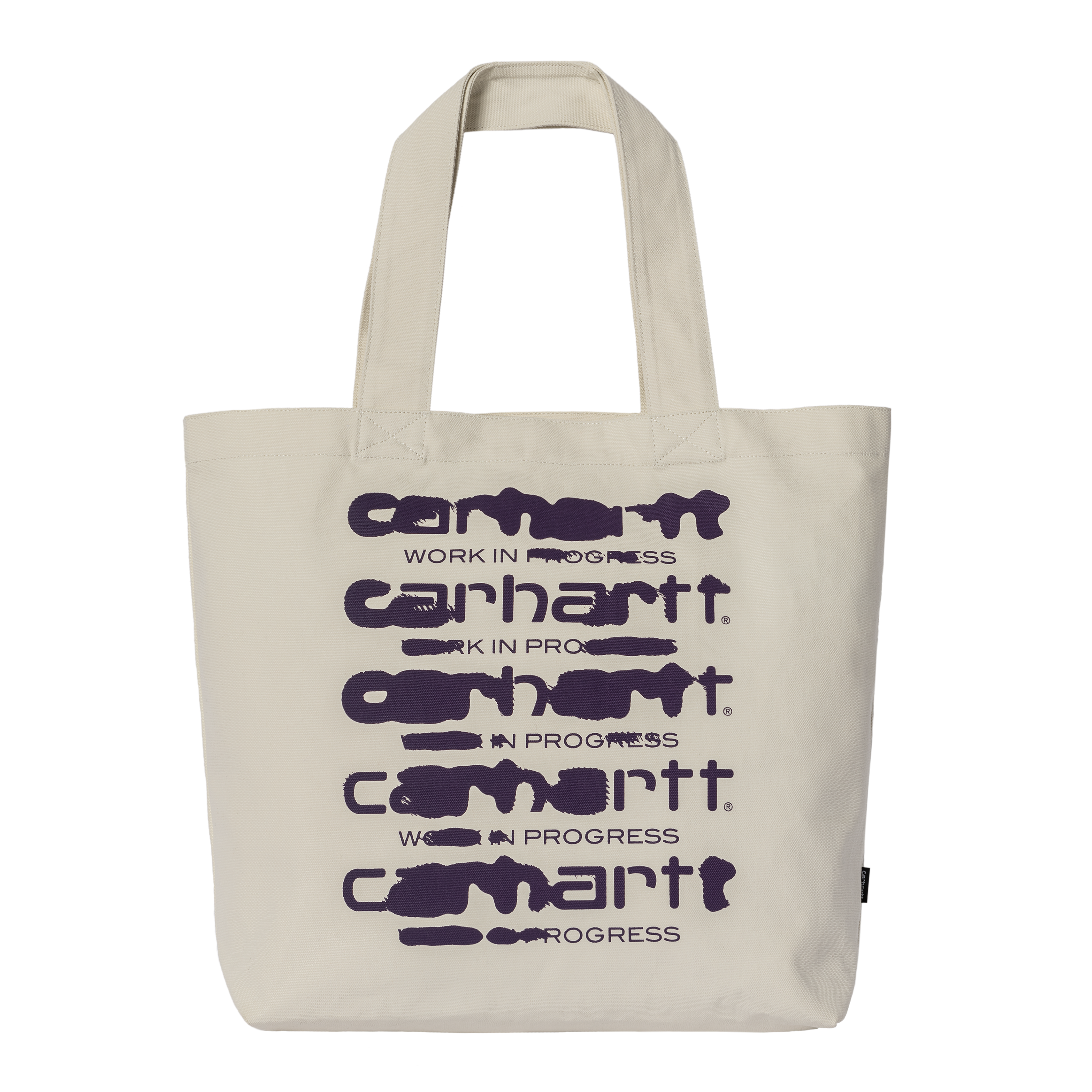 Carhartt WIP Canvas Graphic Tote Large en Blanco