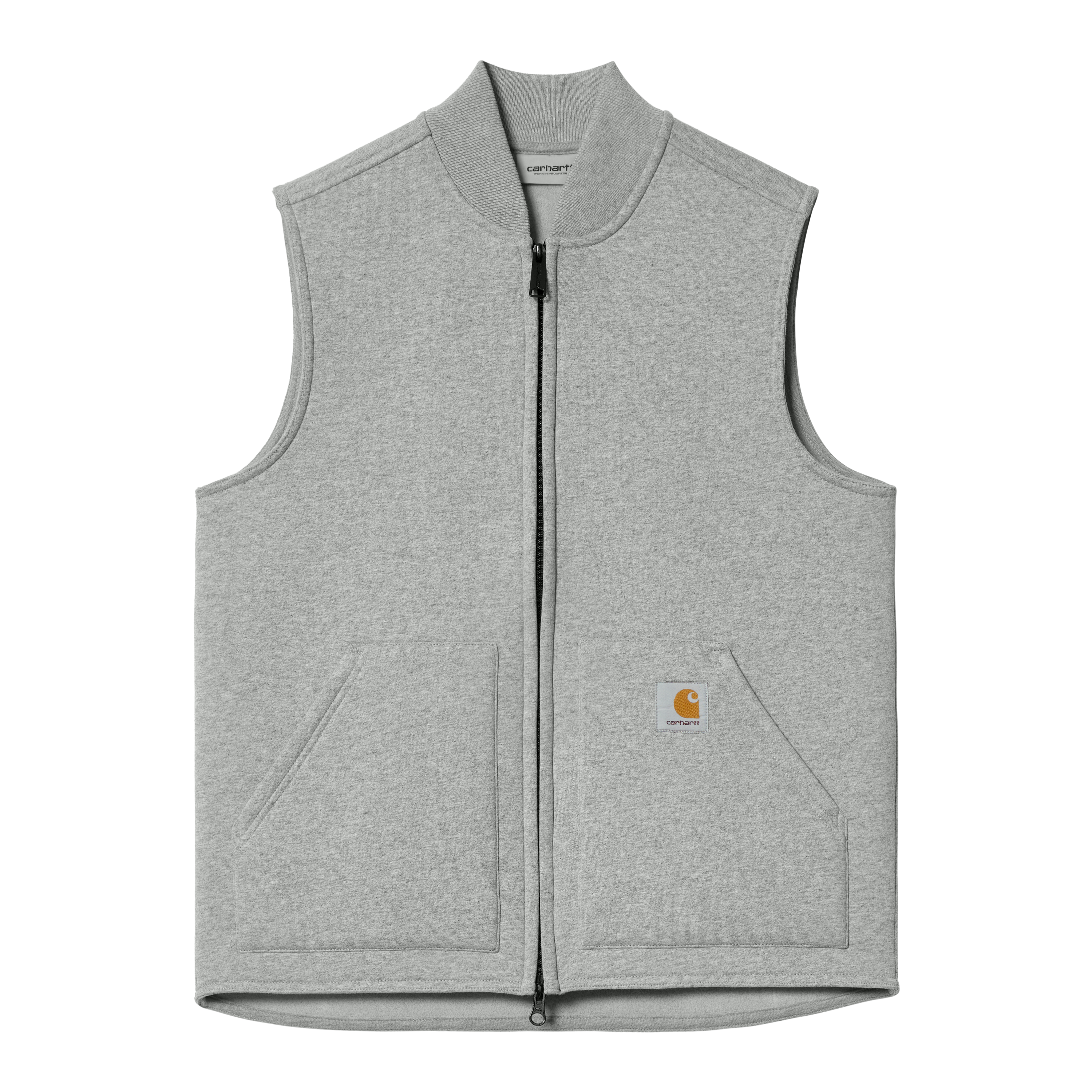 Logo Zip Up Vest Grey – FOUR Amsterdam