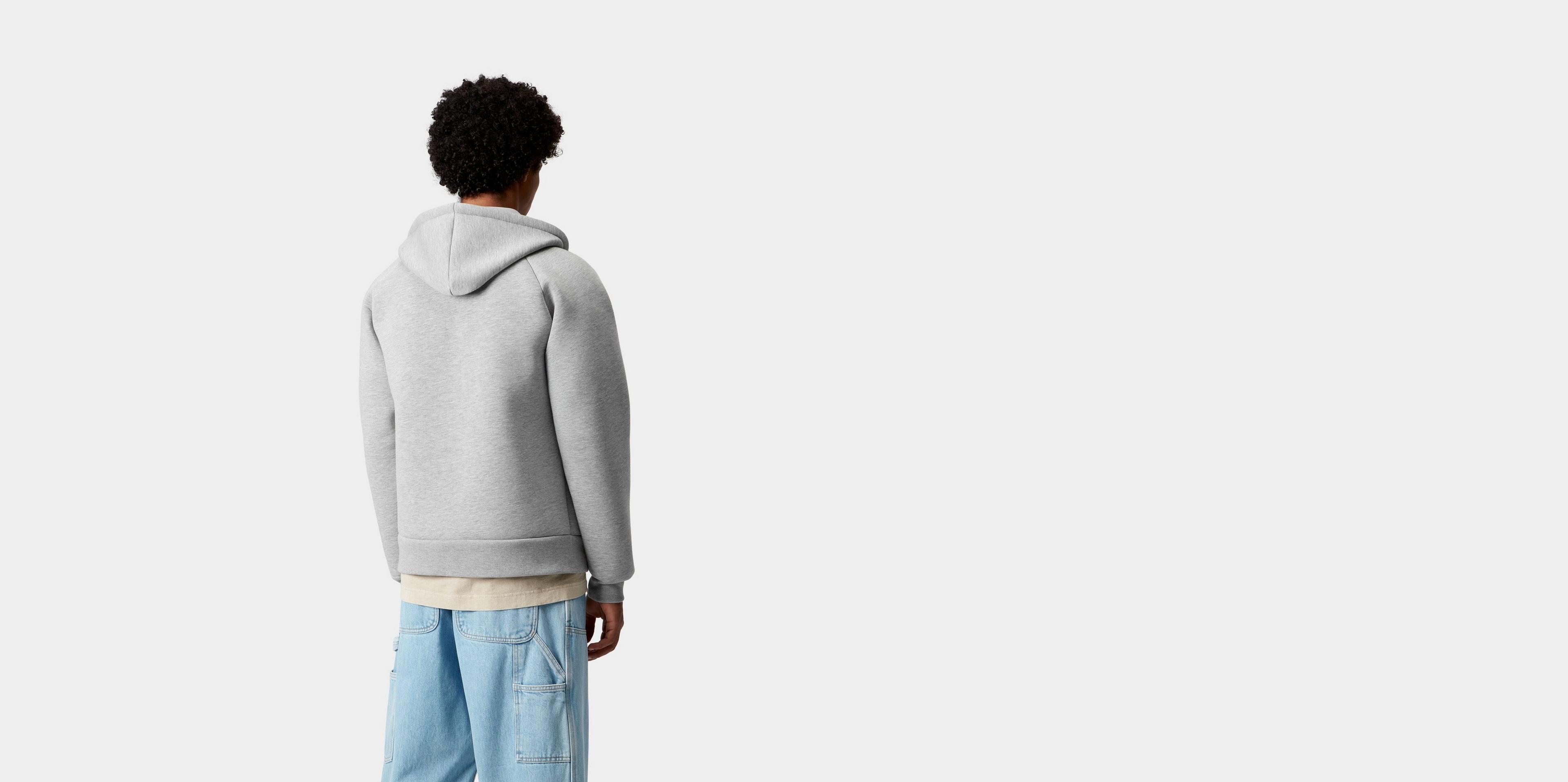 Carhartt WIP Car-Lux Hooded Jacket, Grey Heather / Grey