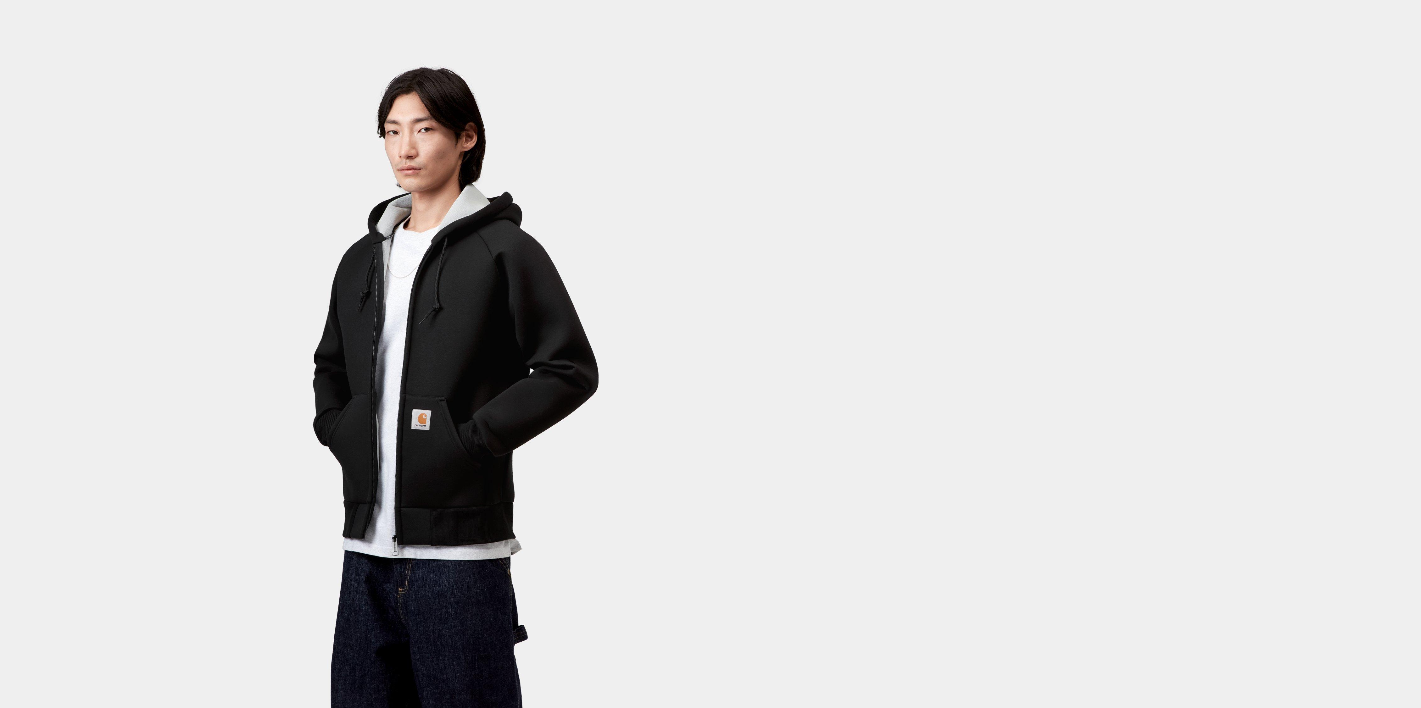Carhartt WIP Car-Lux Hooded Jacket Black / Grey | S | Men