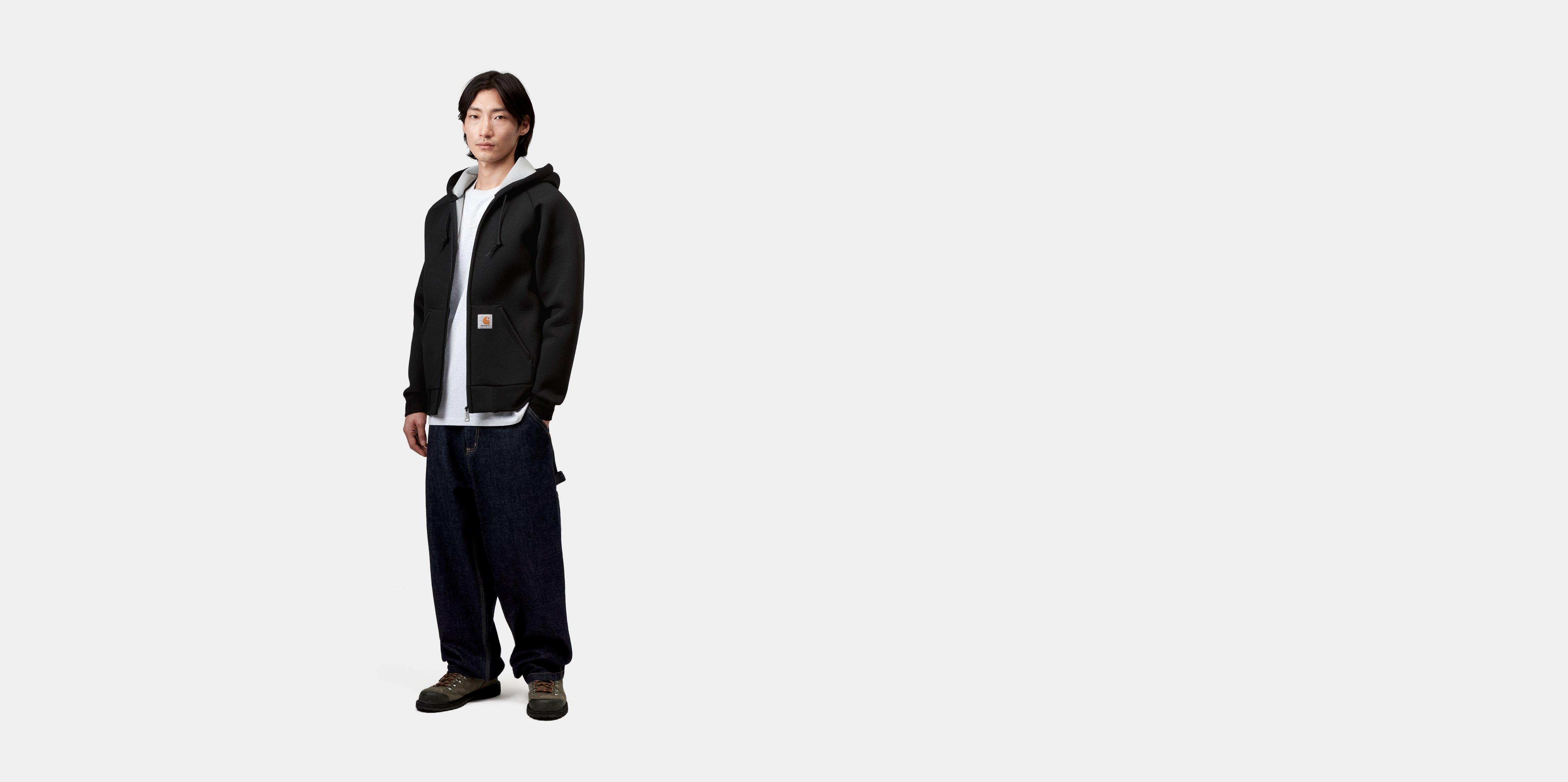 Carhartt WIP Car-Lux Hooded Jacket, Black / Grey | Official Online